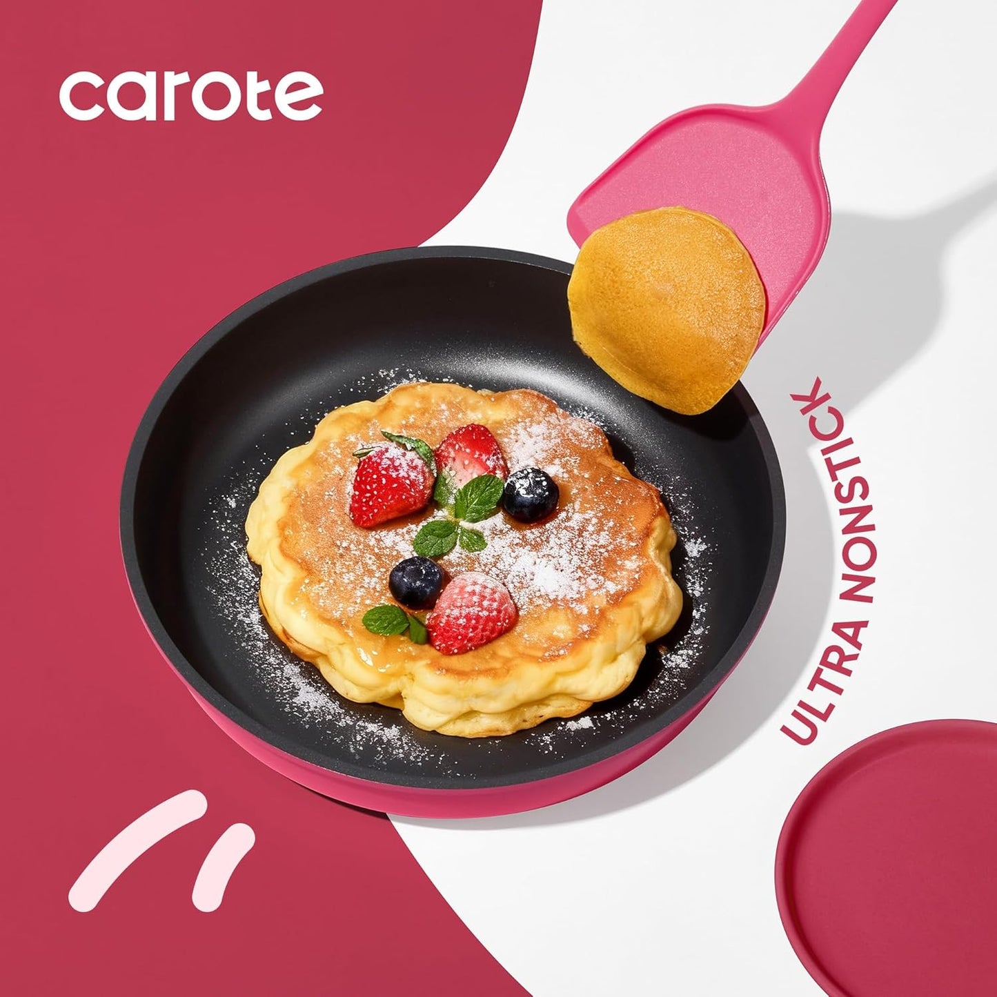 CAROTE 15pcs Pots and Pans Set Non Stick, Cookware Set Non Toxic with Detachable Handle, Induction Kitchen Cooking Set, Dishwasher/Oven Safe, RV/Camping Cookware
