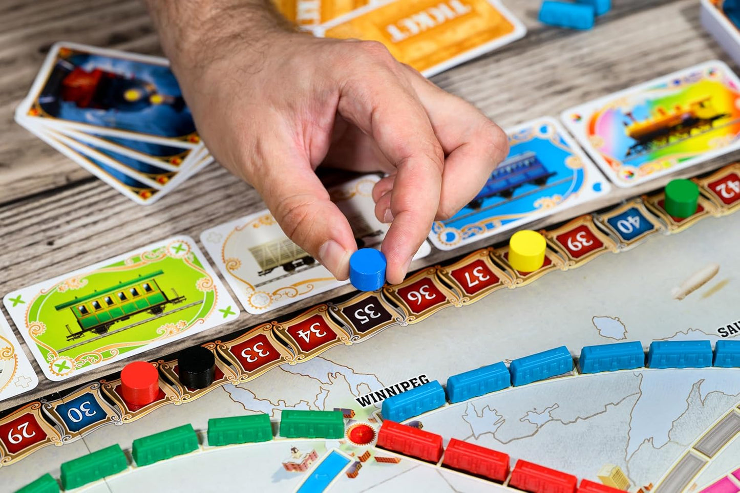 Asmodee Ticket to Ride Board Game (2025 Refresh) - A Cross-Country Train Adventure for Friends and Family, Strategy Game for Kids & Adults, Ages 8+, 2-5 Players, 30-60 Minute Playtime