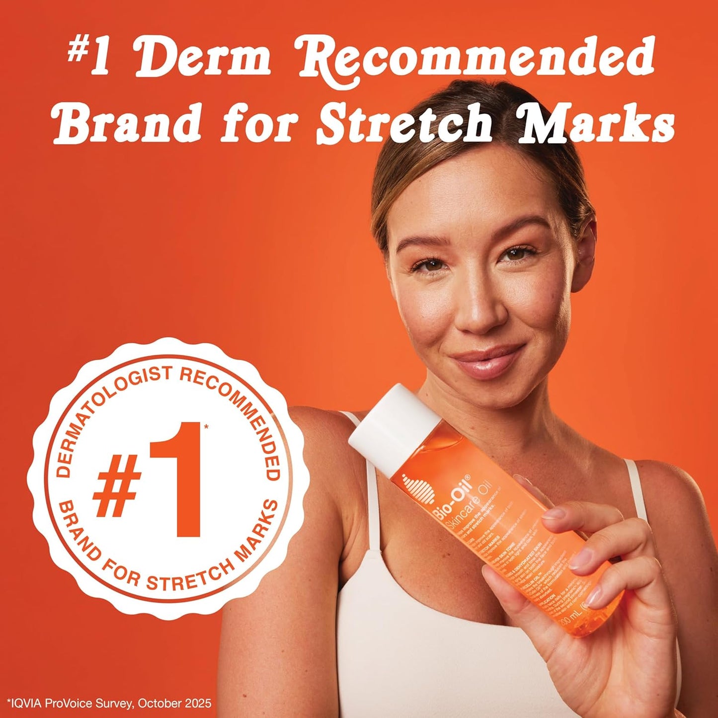 Bio-Oil Skincare Body Oil Serum for Scars and Stretch Marks, Face and Body Moisturizer with Vitamin E & A for Sensitive Dry Skin, Dermatologist Recommended, Travel Size, .85 oz, Pack of 3