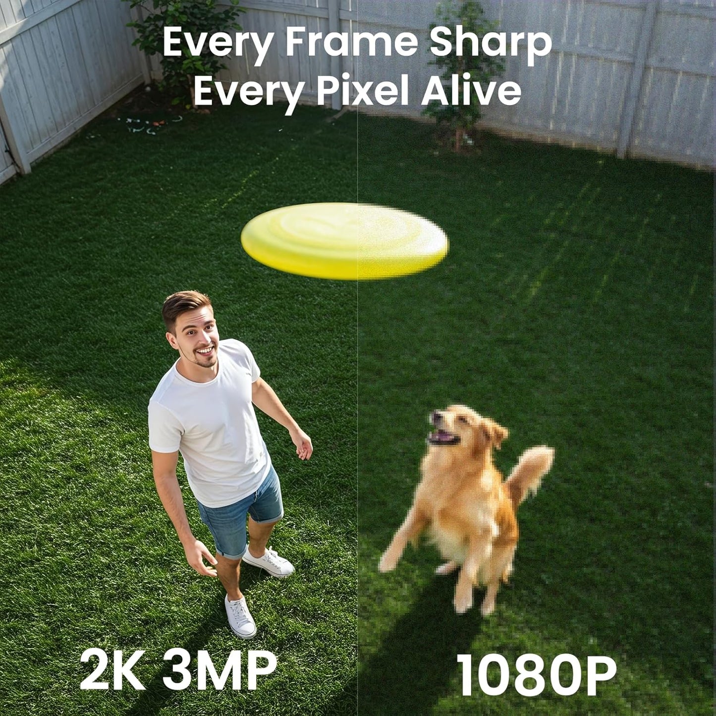 Security Cameras Wireless Outdoor-Solar&Battery Powered 2K 2.4G Cameras for Home Security, Instant Alert, AI Human Detection, Color Night Vision, 2-Way Talk, SD Storage, Work with Alexa, Z1 4P