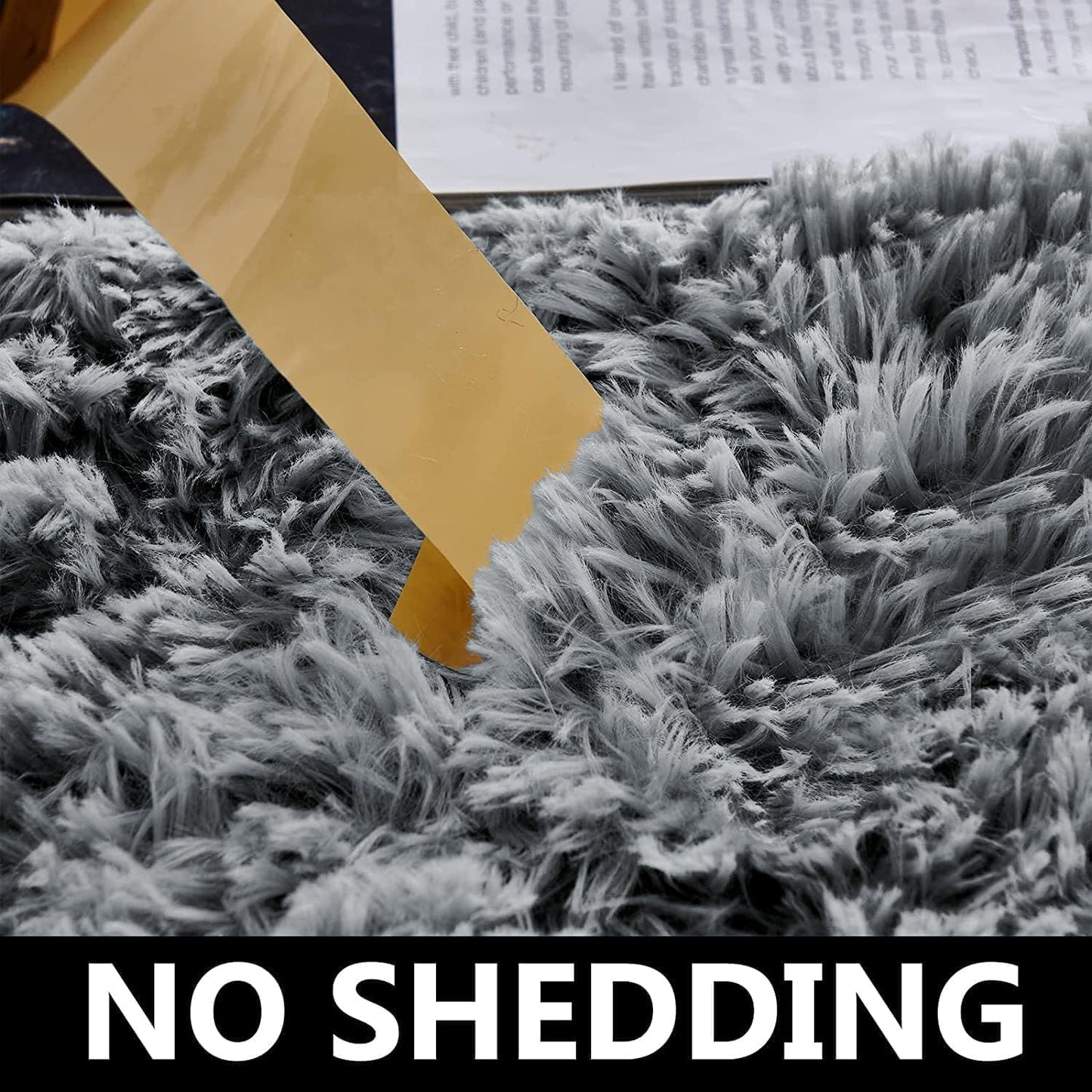 MOONLIGHT20015 Shaggy Area Rugs for Living Room Bedroom 3x5 Feet Grey, Fluffy Soft Throw Rug for Entryway Indoor Floor Carpet, Fuzzy Shag Rug for Nursery Girls Boys Kids Rooms, Dorm, Home Décor