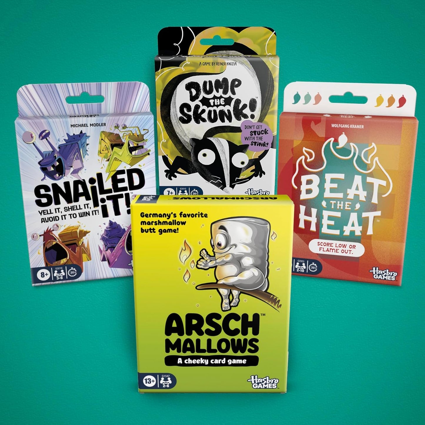 Hasbro That’s Mine! Card Game | Ages 8 and Up | 2 to 5 Players | 20 Mins. | Fast and Easy Family Games for Kids, Teens, and Adults
