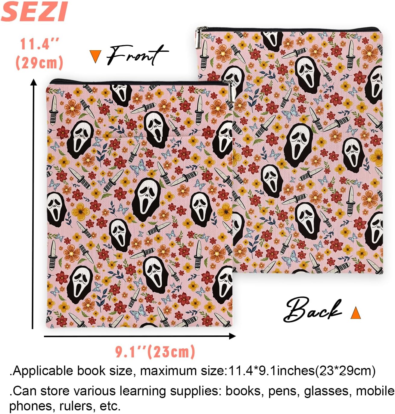 Book Sleeve, Death by Book Sleeve Reading, Book Cover Book Reader Gift Bookish Gifts Book Club Pouch Bookworm Librarian Gift 6JB011