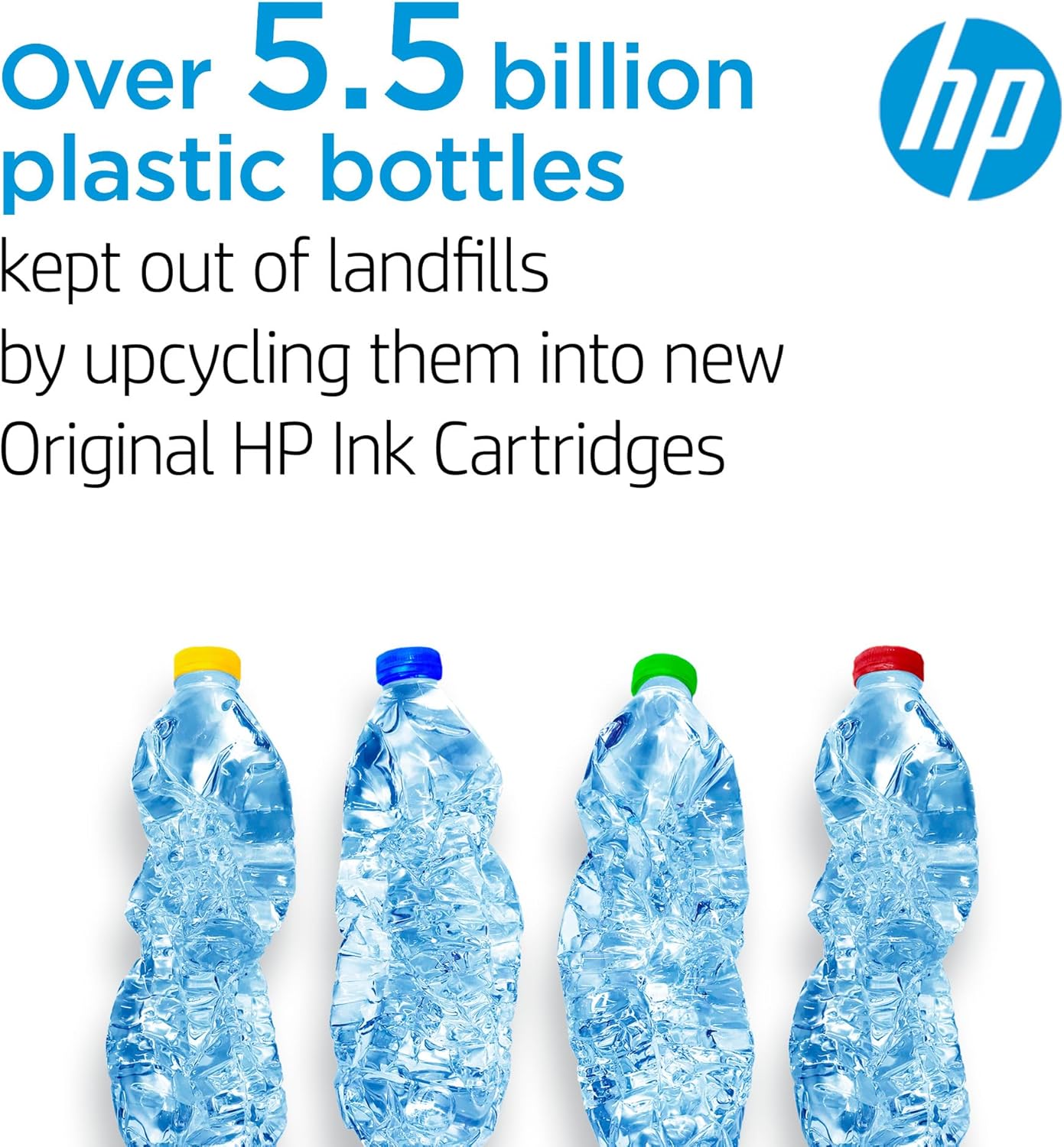 HP 65 Black/Tri-Color Ink Cartridges (2-Pack) | Works with AMP 100, DeskJet 2600, 3700, Envy 5000 | Eligible for Instant Ink | T0A36AN