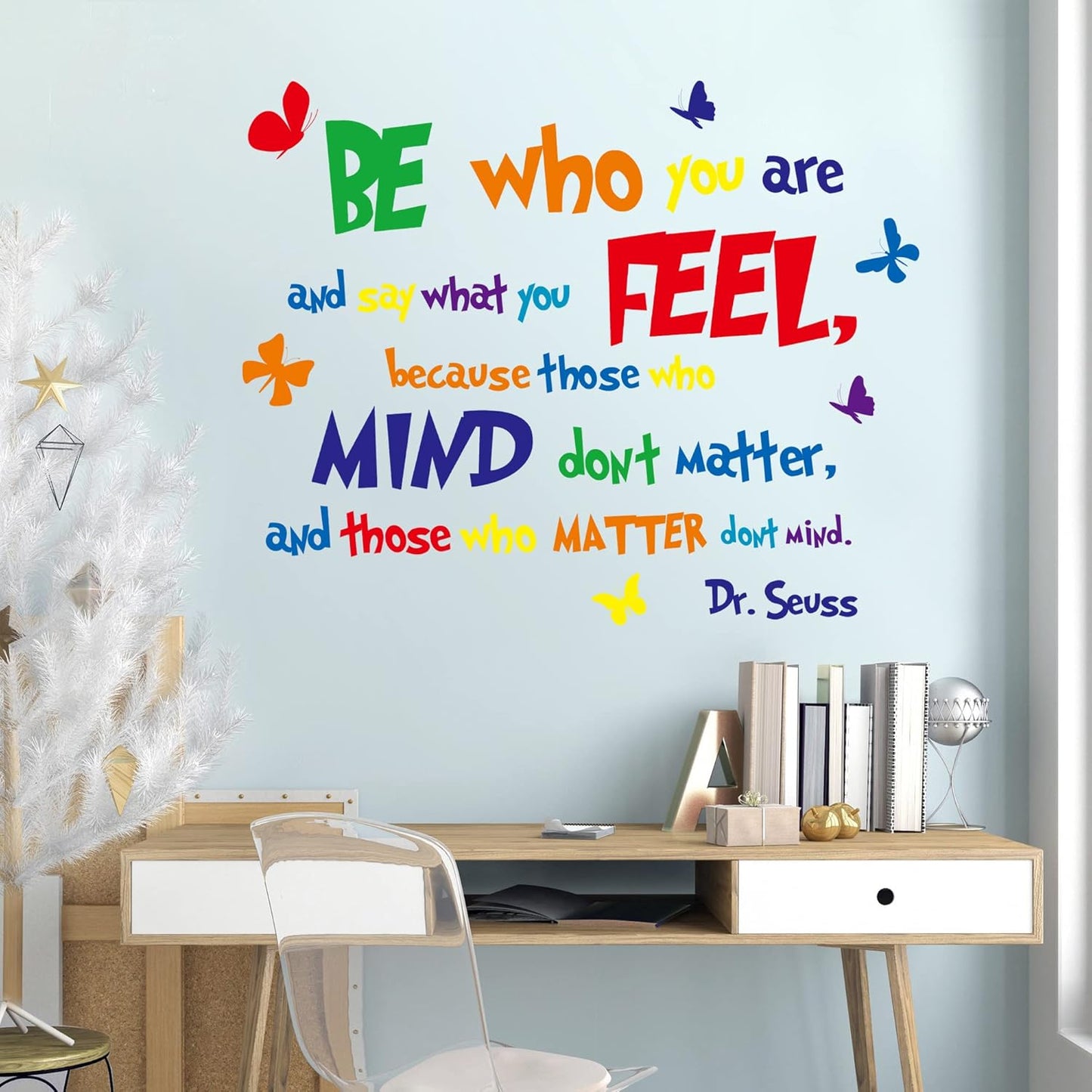 Amaonm Removable 3D Colorful Quotes Inspirational Words Lettering Wall Decals Motivational Wall Stickers Positive Wall Sticker Spiritual Sayings Education Decor for Kids Baby Boys Girls Bedroom