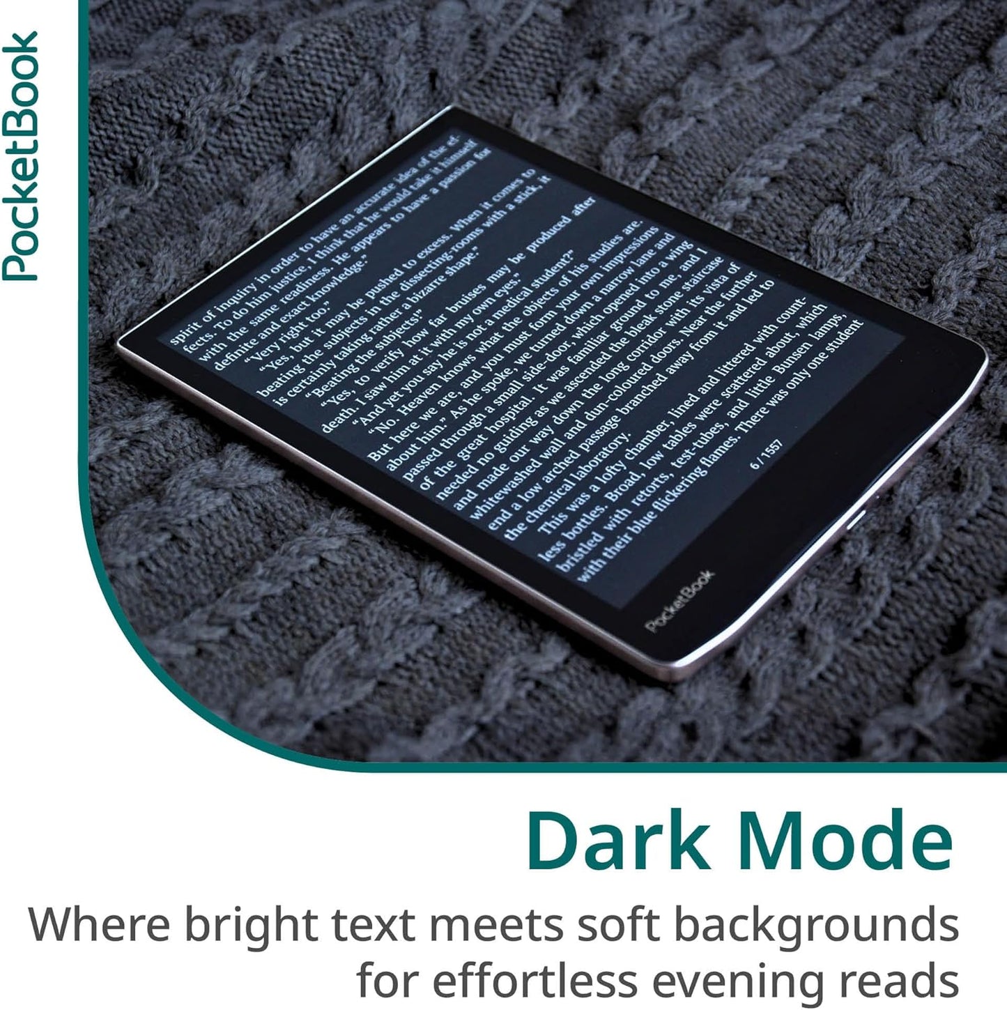 PocketBook Verse Pro E-Reader Waterproof | Eye-Friendly 6'' E-Ink Carta™ HD Touchscreen | Audio-Book & E-Book Reader | Text-to-Speech Function | SMARTlight | 16GB | WiFi & Bluetooth | Red