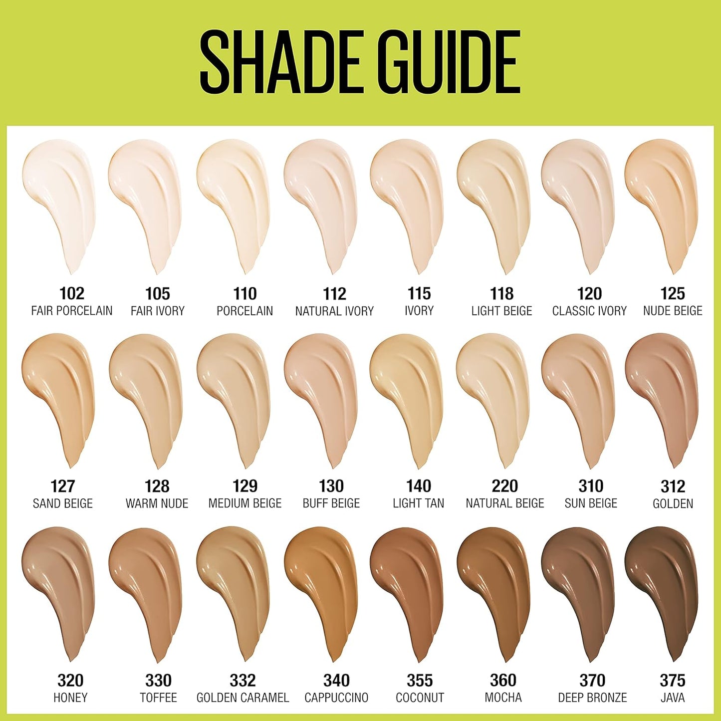 Maybelline Super Stay Full Coverage Liquid Foundation Active Wear Makeup, Up to 30Hr Wear, Transfer, Sweat & Water Resistant, Matte Finish, Coconut, 1 Count