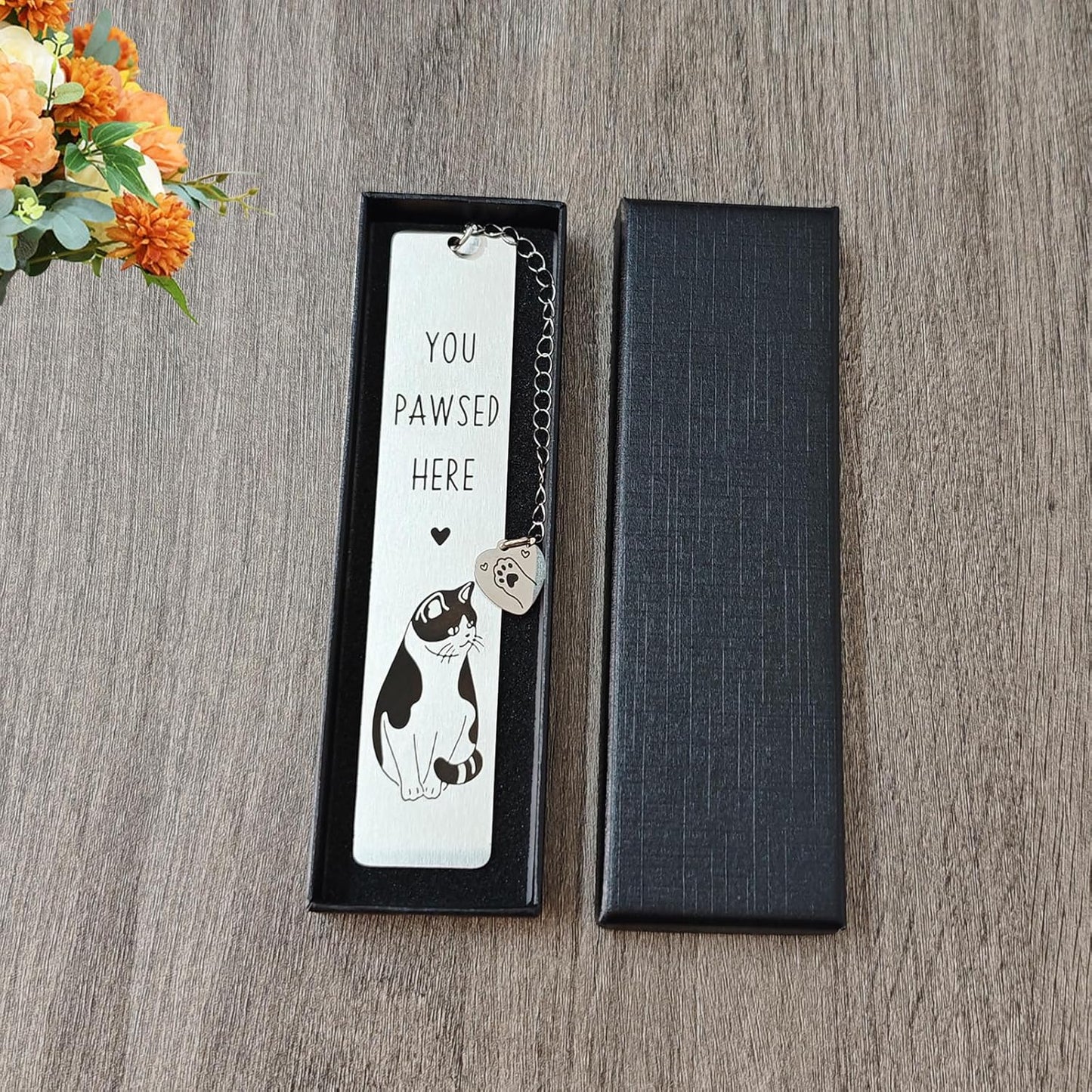 Cat Metal Bookmark, Cute Book Marks for Reading Women, Kids, Men, Book Lovers, Friends - Durable & Rustproof Book Accessories, Cat Lovers Gift (Bicolor Cat-6)
