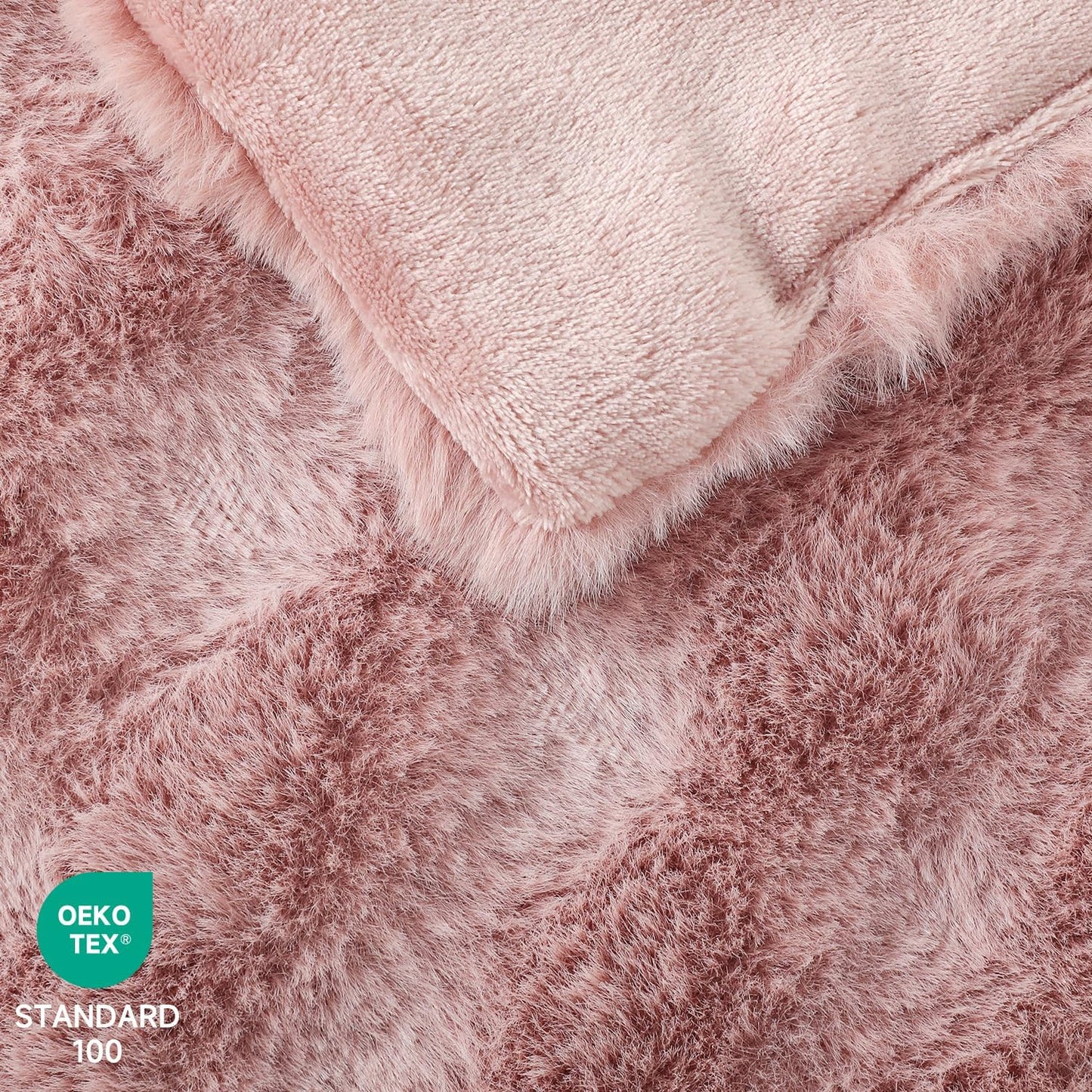 Heated Blanket Electric Throw- 50"x60" Soft Thick Bubble Electric Blanket for Sofa with 5 Heat Levels & 4 Hours Auto-Off Overheat Protection, Warm Cozy Gifts, Pink