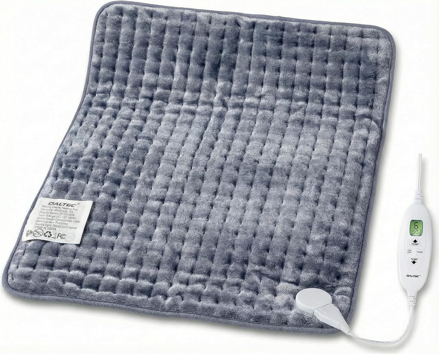 Electric Heating Pad, 2025 Upgraded Dual Mode Controller (Manual and auto Off Mode),Multiple Safety protections, Comfortable Soft, Machine Washable