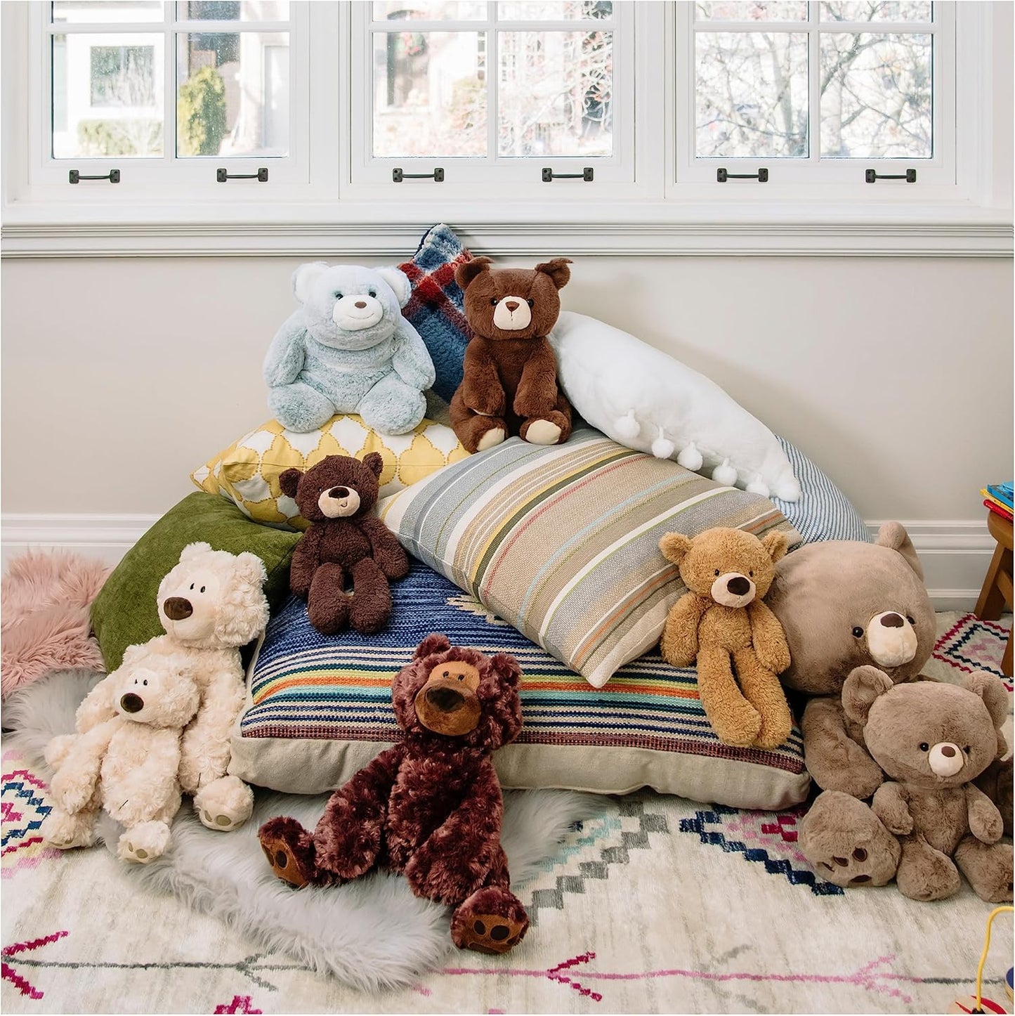 GUND Philbin Classic Teddy Bear, Premium Stuffed Animal for Ages 1 and Up, Chocolate Brown, 12”