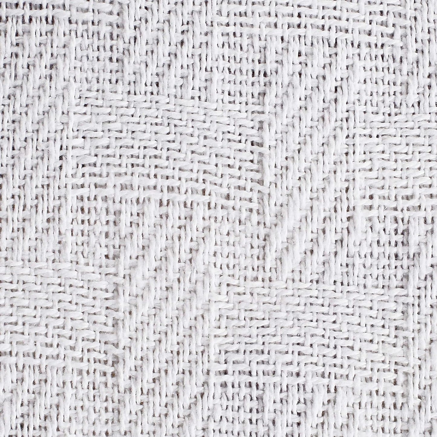 GLAMBURG 100% Cotton Breathable Bed Blanket, Cotton Thermal Blankets King Size - Perfect for Layering Any Bed for All Season - White