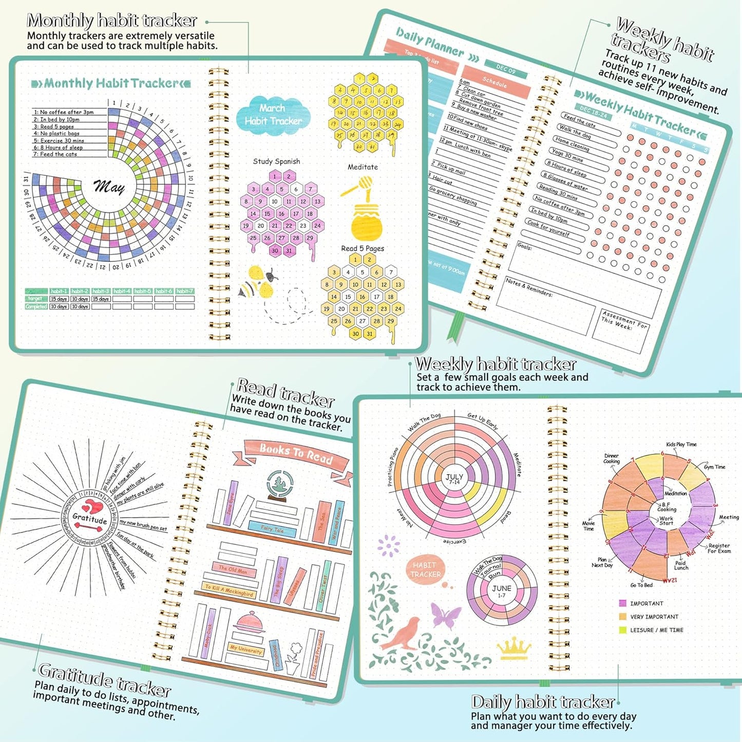 Bullet Journal Stencils (36PCS), Journal Supplies Accessories Kit for Bullet Journaling & Planner