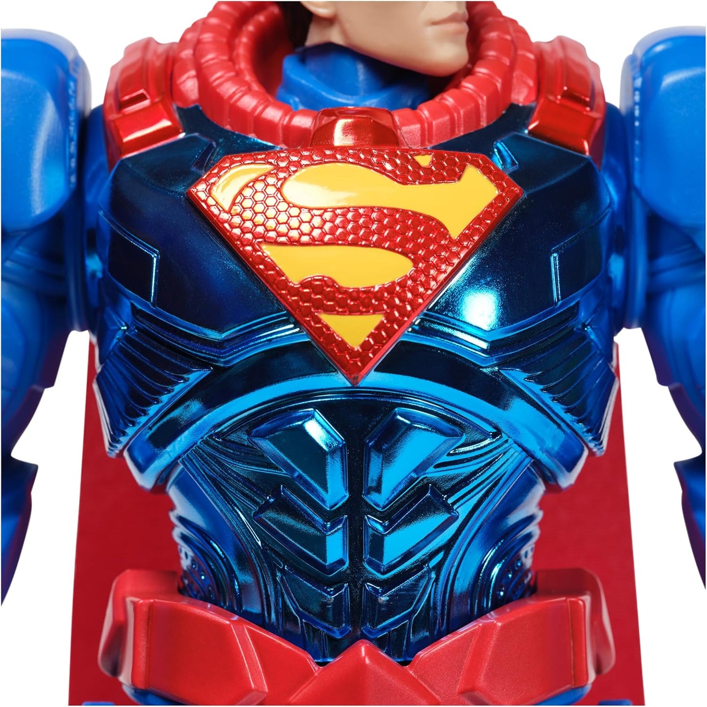 DC Comics, Metal Force Superman Action Figure, 12-Inch Extra Large Super Hero Collectible Kids Toys for Boys and Girls Ages 4 and Up