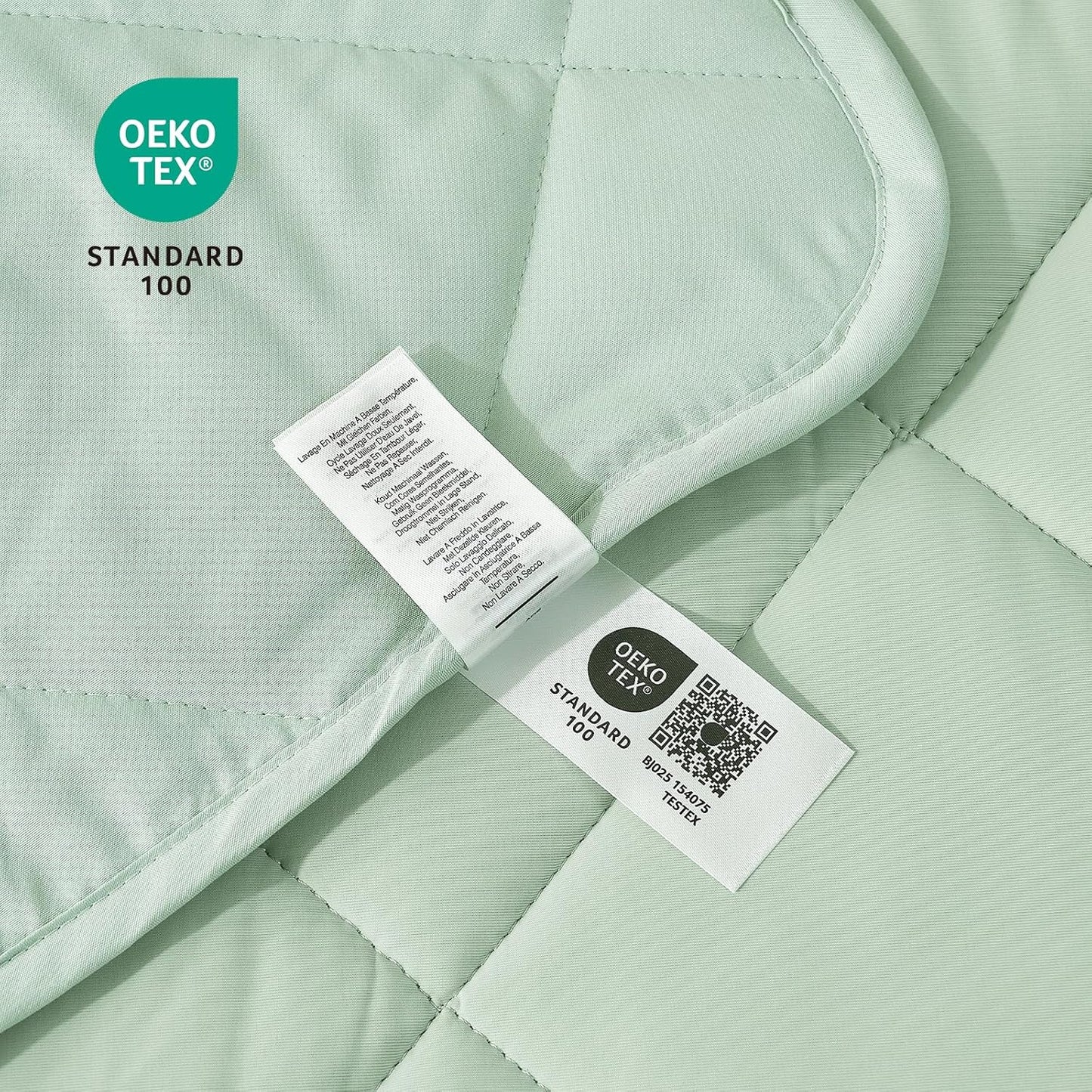 Cozy Bliss Cooling Throw Blanket for Hot Sleepers 50"x70", Q-Max 0.45 Cooling Comfort, Cold Blankets for Night Sweats Sleeping, Ultra-Cool Lightweight Breathable Summer Blanket for Couch Bed, Green