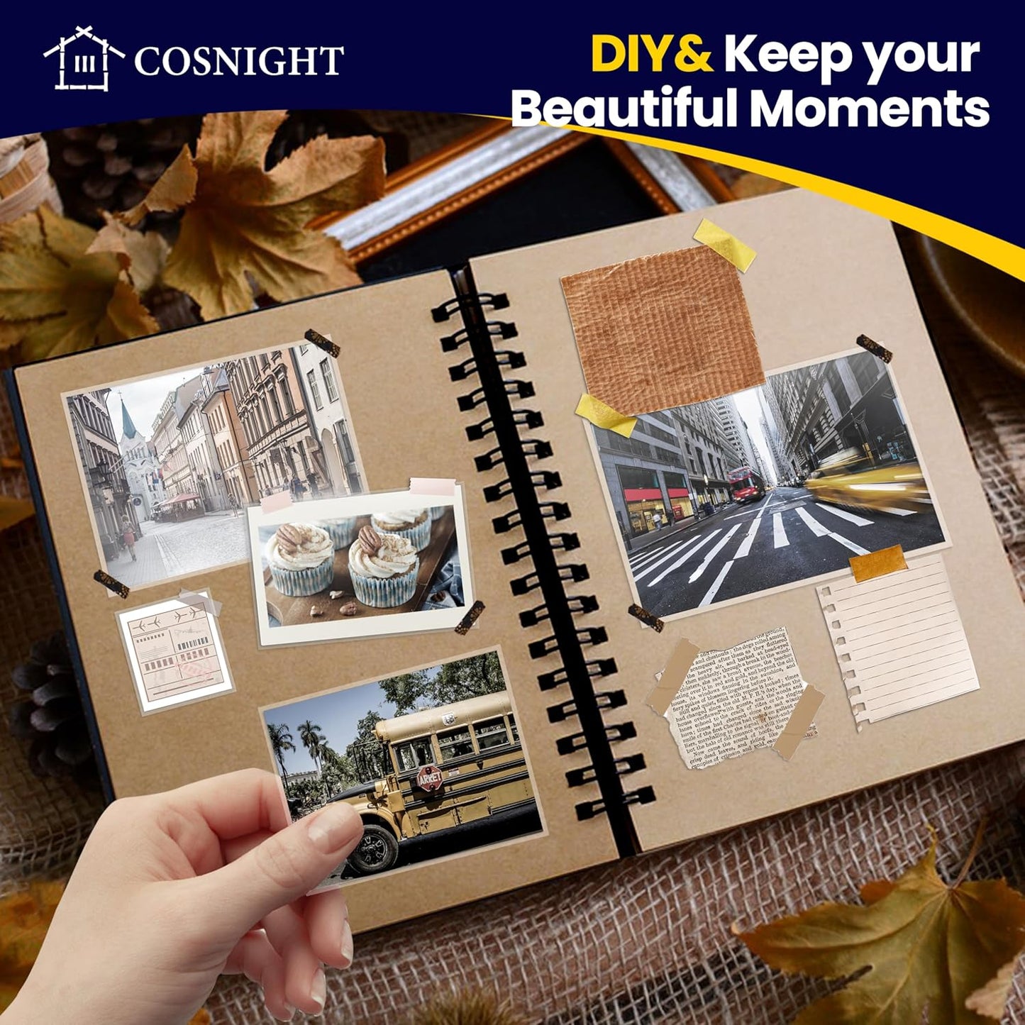 COSNIGHT Clear Contact Paper Peel and Stick for Book Cover Protector 17.7in x 10ft/Roll, Clear Self Adhesive Shelf Liner and Drawer