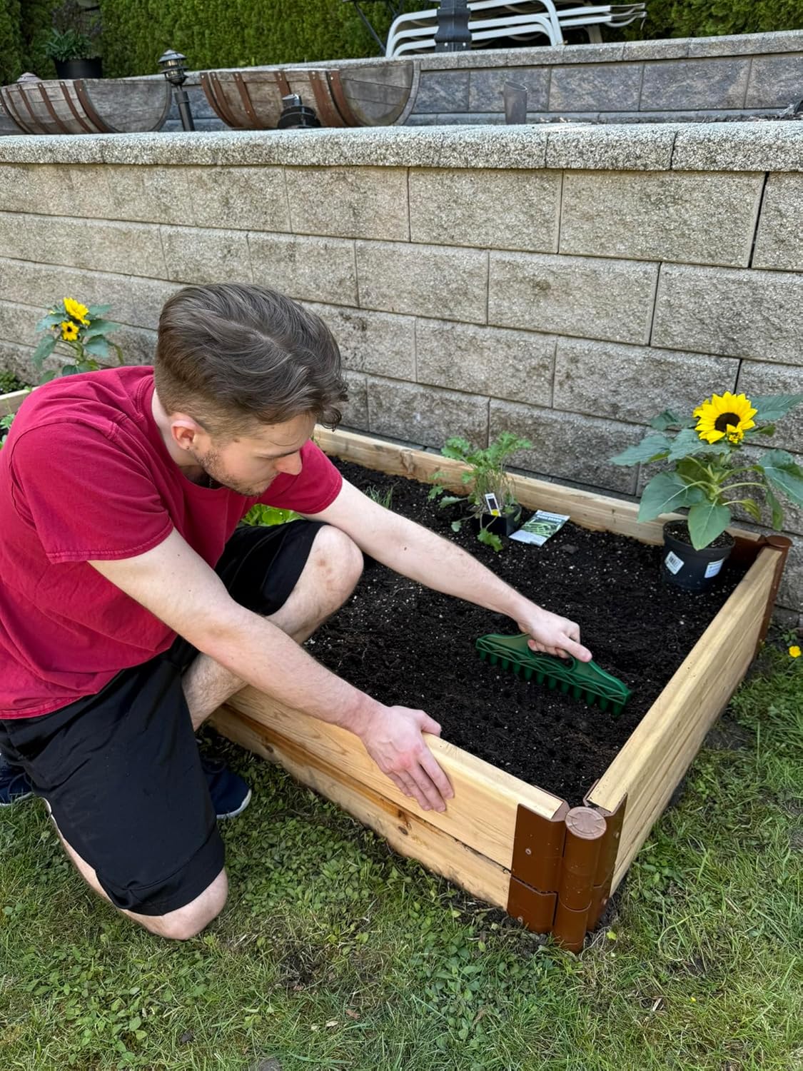 The Row Seeder – Handheld Garden Tool for Precise Seed & Seedling Spacing in Rows & Seed Trays – for Vegetables, Flowers & Herbs. Durable & Ergonomic