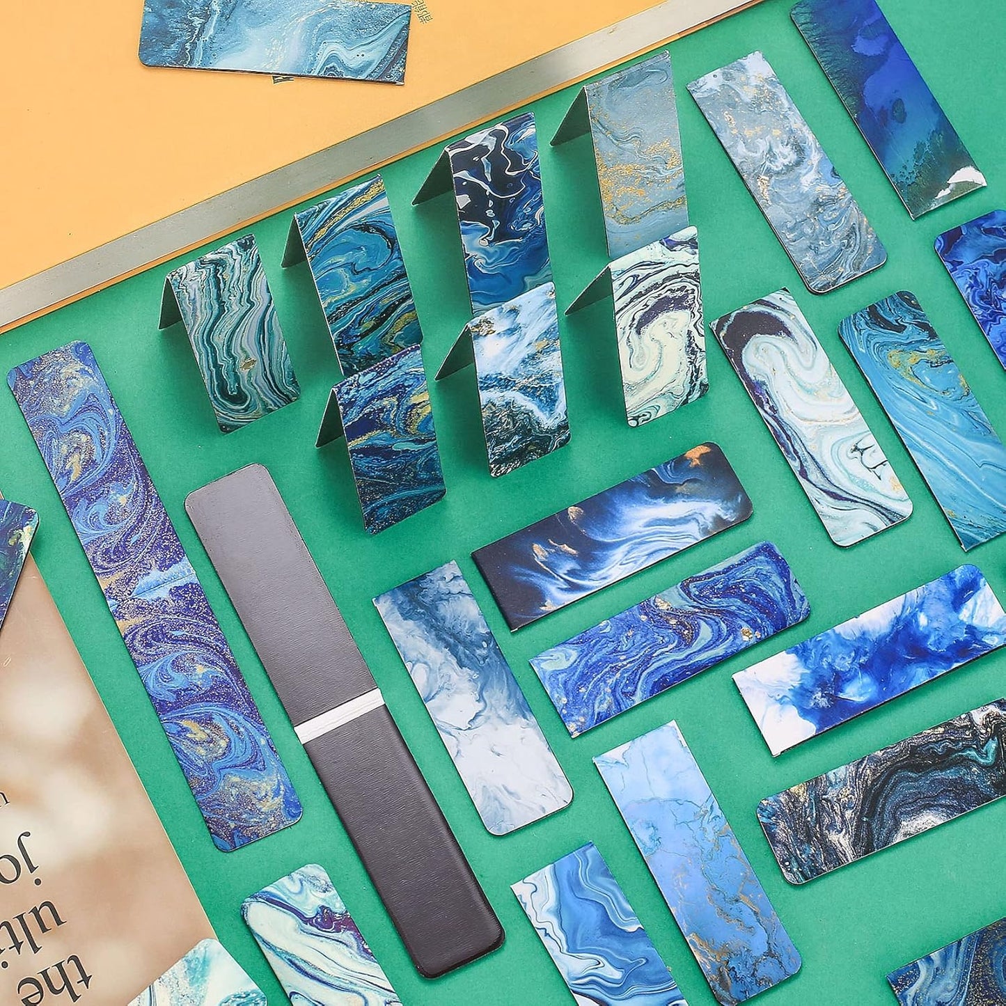 30 Ocean-Themed Magnetic Bookmarks - Markers Clips for, Teachers, Home, Office, Reading