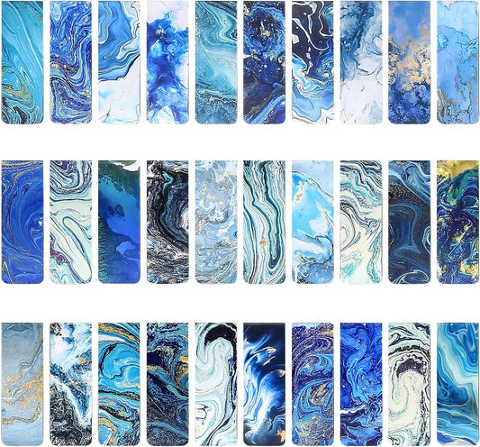 30 Ocean-Themed Magnetic Bookmarks - Markers Clips for, Teachers, Home, Office, Reading