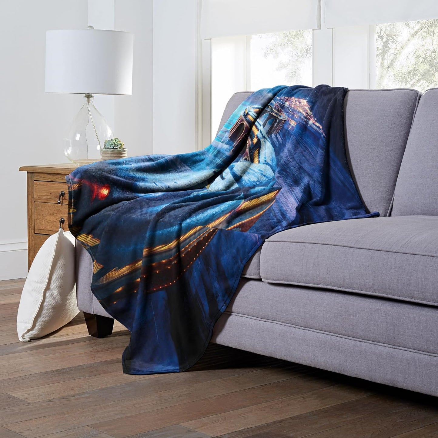 Northwest Polar Express Silk Touch Throw Blanket, 50" x 60", to The North Pole