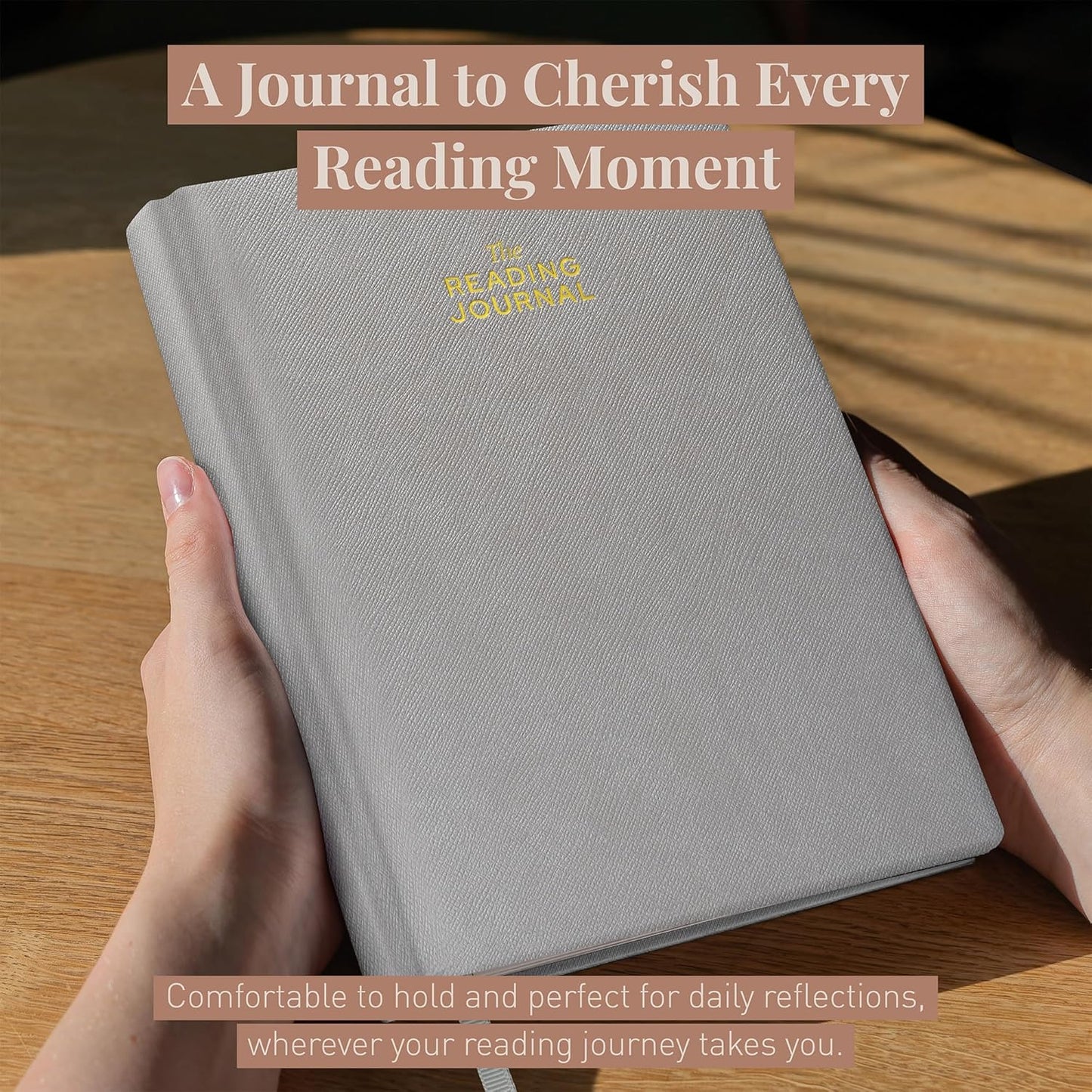 Rileys & Co. Grey Book Journal - Reading Journal & Book Review Journal | Book Journal Reading Log & Reading Journals for Book Tracking with Review Sections