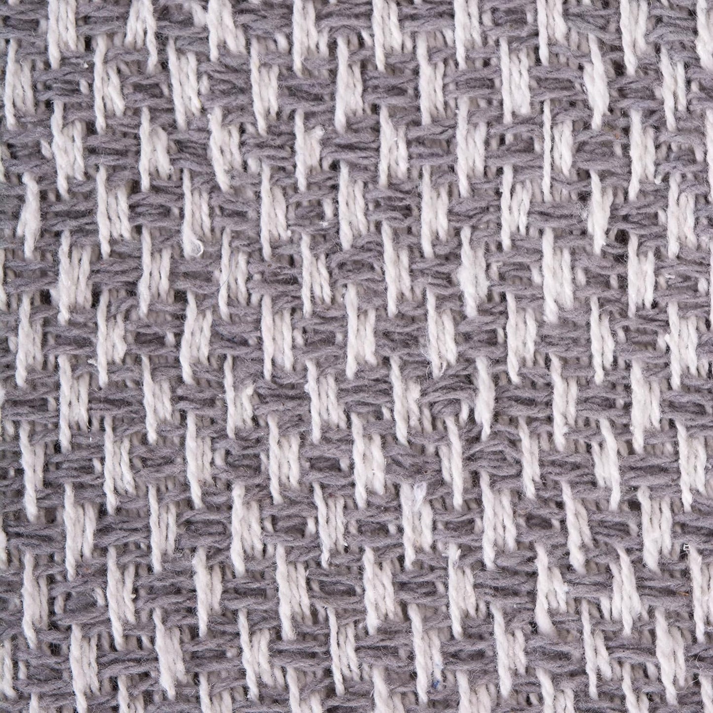 DII Bold Eclectic Leopard Woven Throw, 50x60, Black with White Spots
