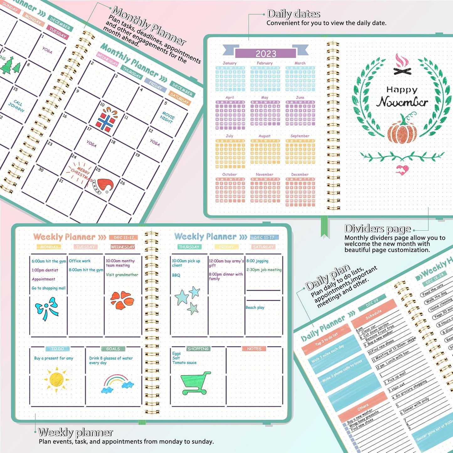 Bullet Journal Stencils (36PCS), Journal Supplies Accessories Kit for Bullet Journaling & Planner