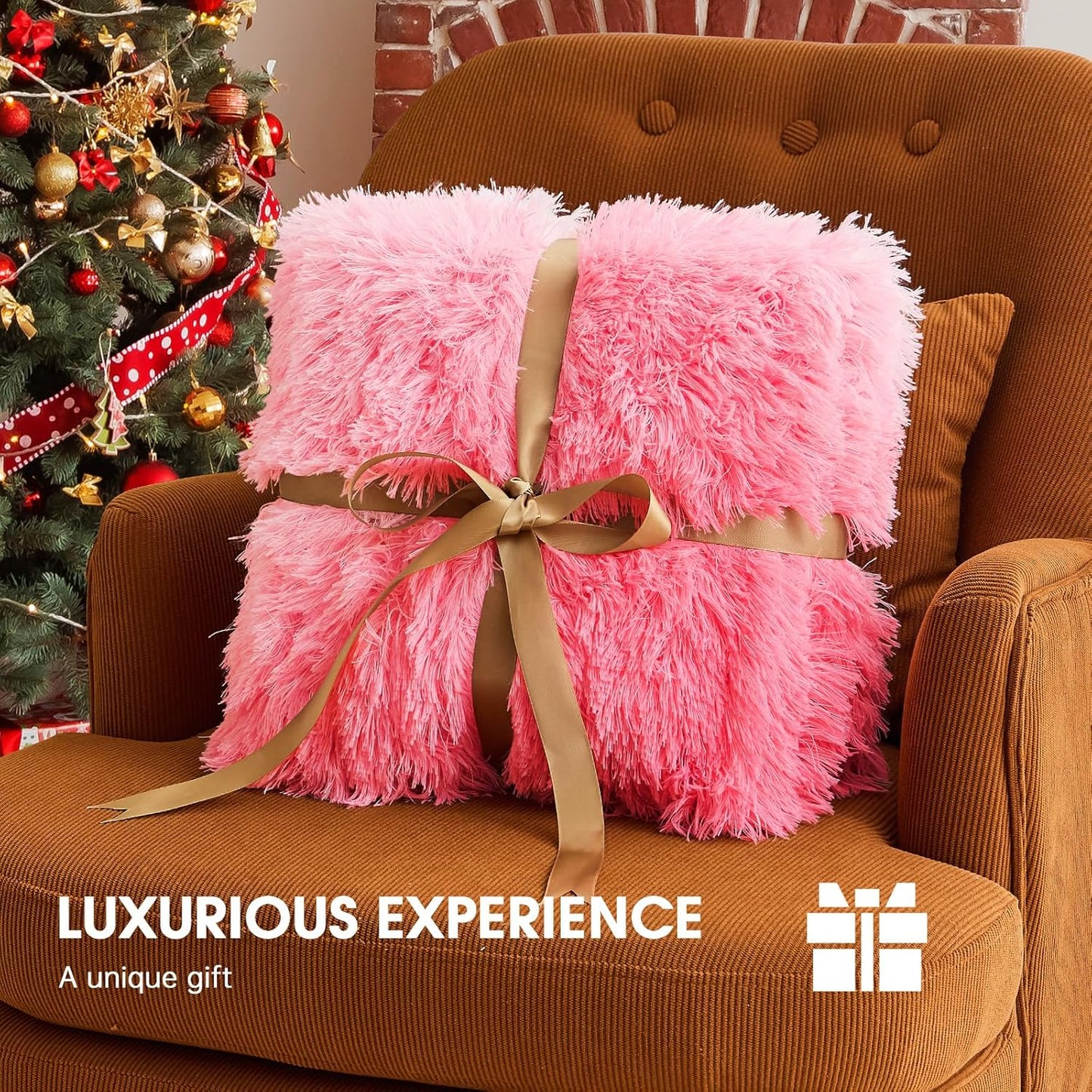 Heated Electric Blanket Twin,Warm Winter Birthday Gifts for Women Her Grandma–Faux Fur with Soft Sherpa,10 Heat Settings,5 Time Settings with Fast Heating, 62x84, Baby Pink