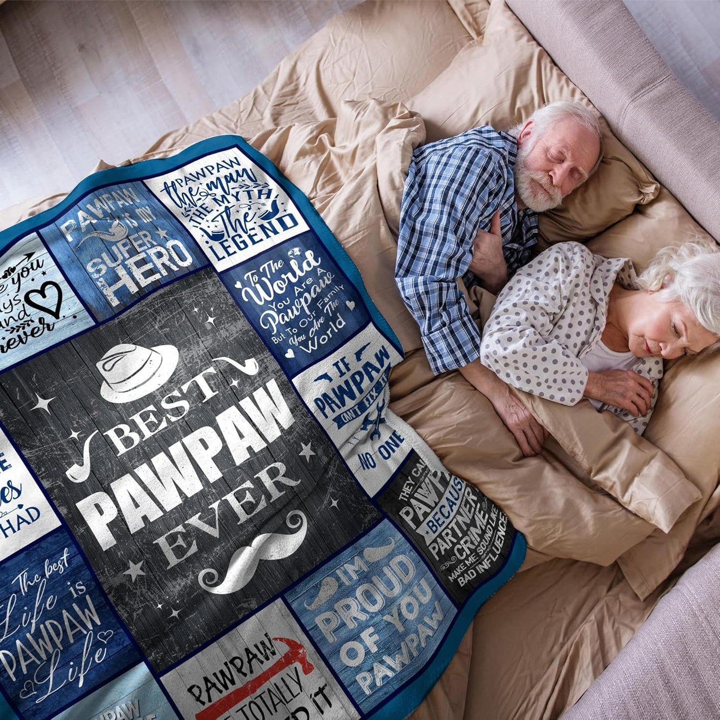 Pawpaw Gifts, Best Pawpaw Ever Gifts, Birthday Gifts for Pawpaw , Papaw Gifts from Grandkids Grandchildren, Paw Paw Gifts for Grandpa, Pawpaw Gifts for Christmas Fathers Day Throw Blanket 60"x80"