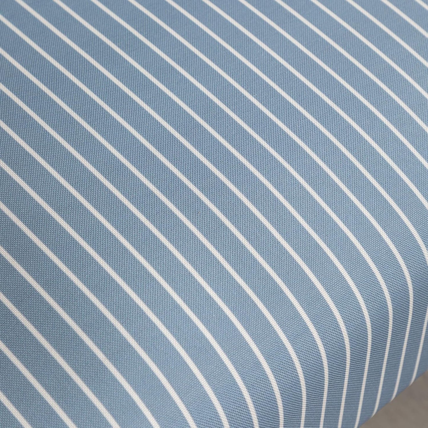Roundhill Furniture Botticelli Blue Stripe Upholstered Slipper Accent Chair