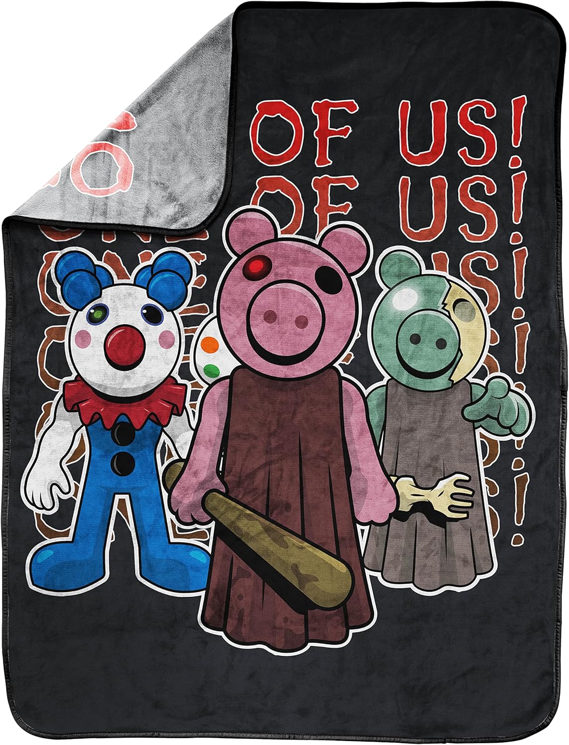Jay Franco Piggy One of Us Throw Blanket - Measures 46 x 60 inches, Kids Bedding - Fade Resistant Super Soft Fleece