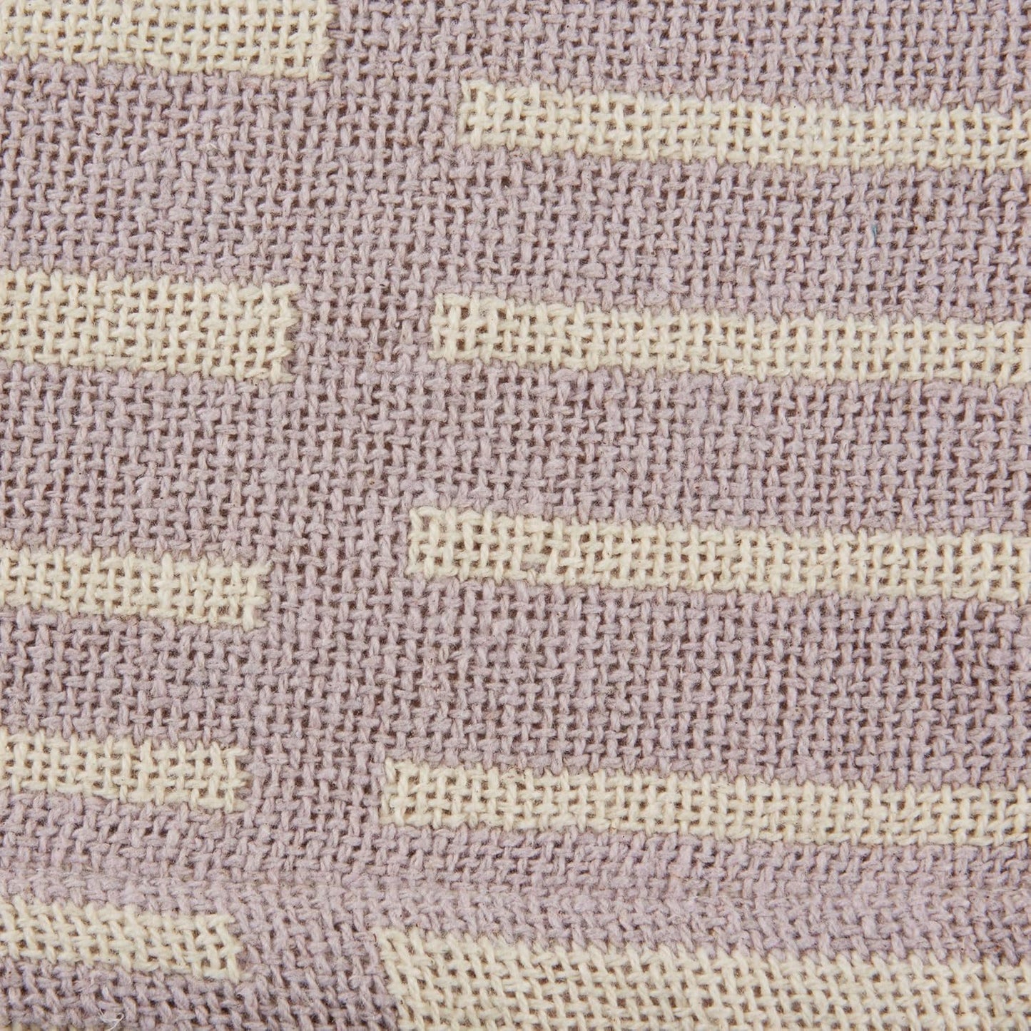 DII Urban Geometric Collection Cotton Throw Blanket, 50x60, Dusty Lilac