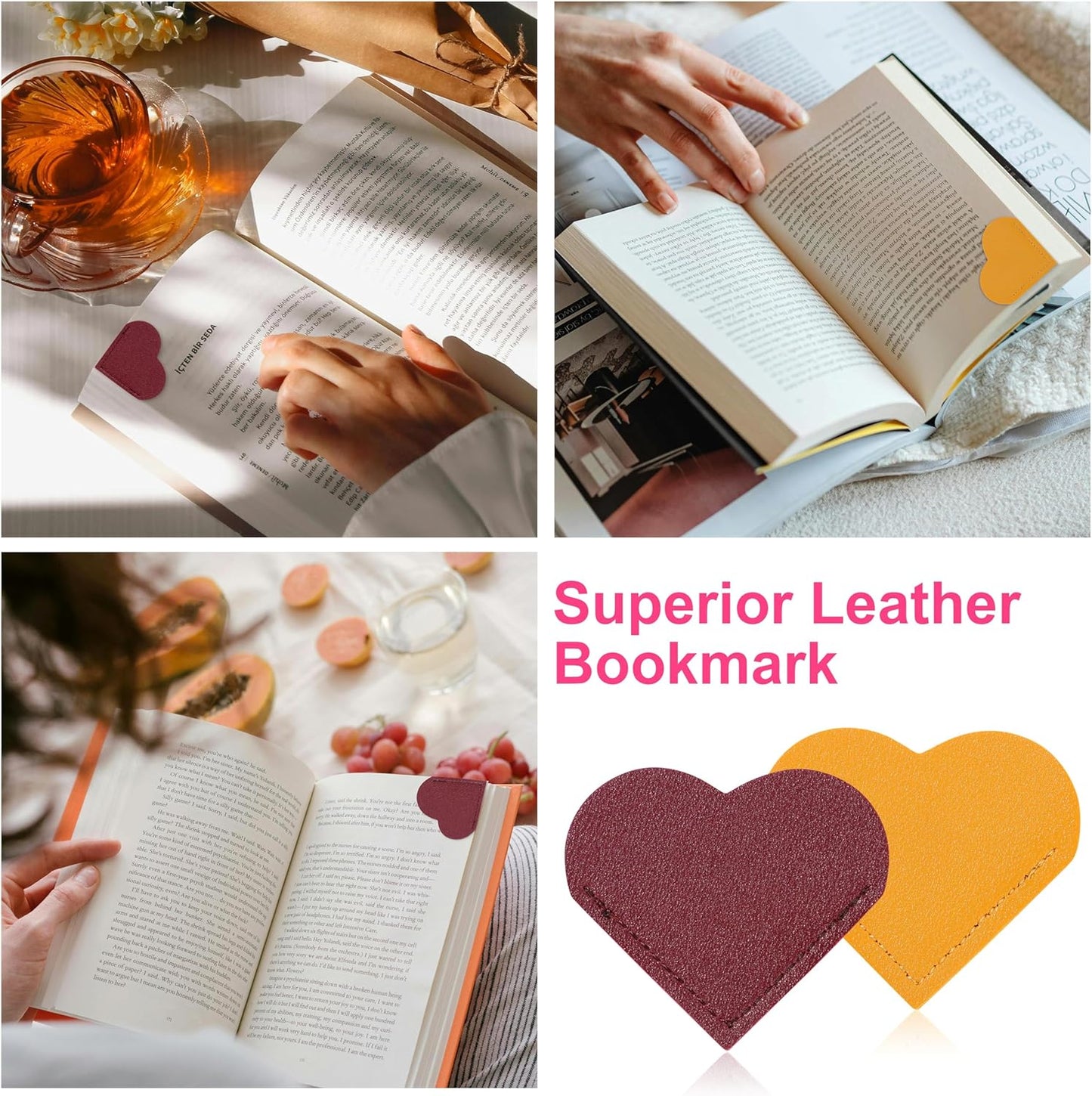 JoycuFF Book Lovers Gifts, Book Accessories Bookish Christmas Gifts for Books Lovers Women, Librarian Club Gift for Readers Bookworms
