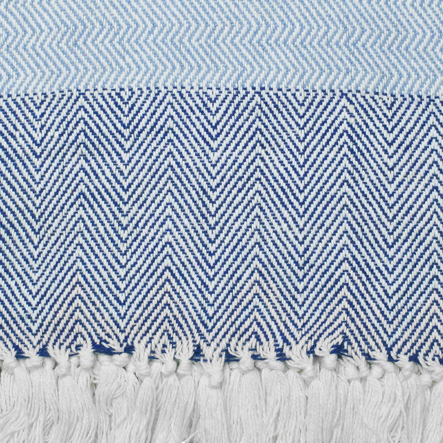 DII Diamond Stitch Woven Throw, Organic Modern, 50 x 60, Aqua