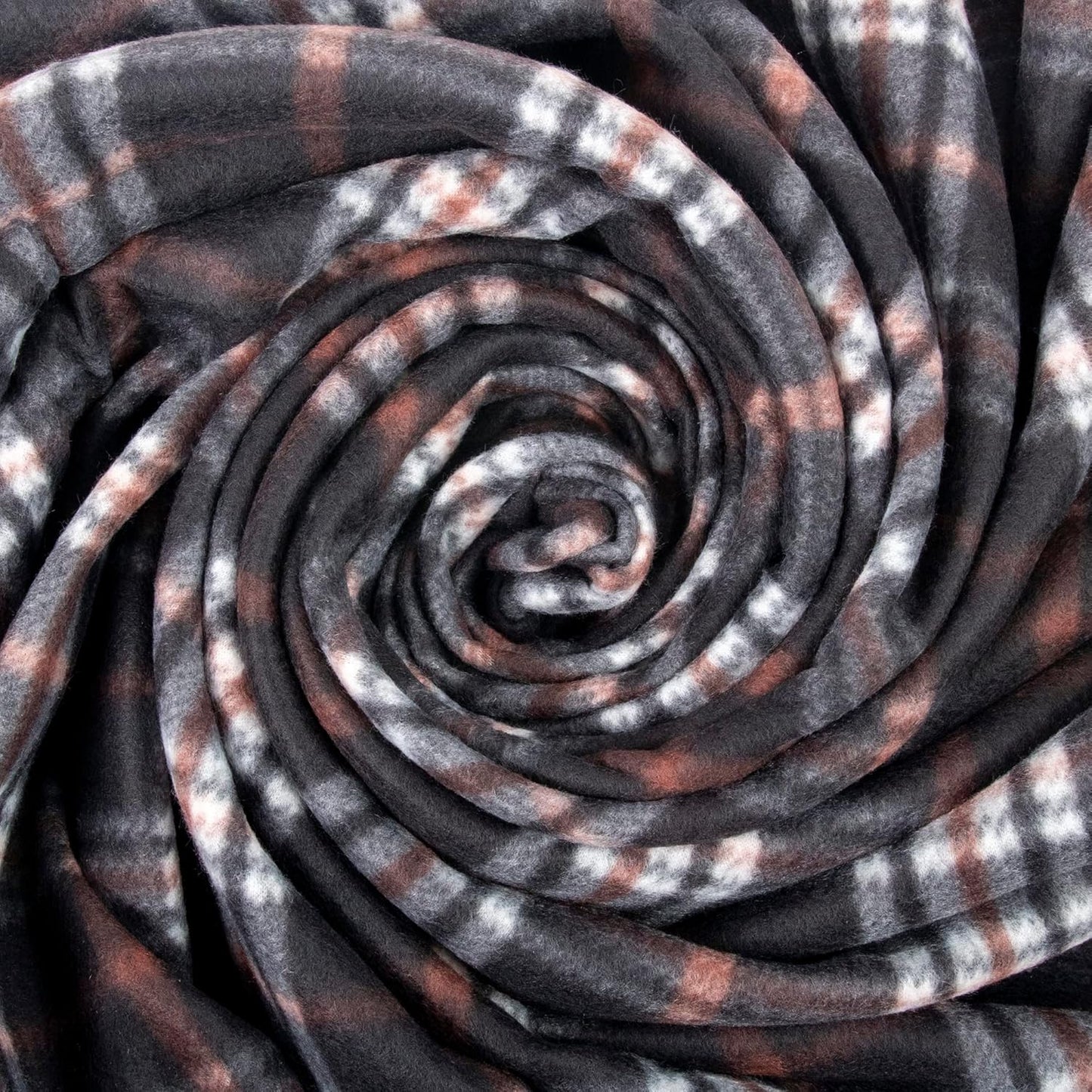 Trail maker 50x60 Throw Blankets, Plaid Fleece Throw Blankets for Bedroom, Couch, Livingroom, Chair, Pets, Outdoors