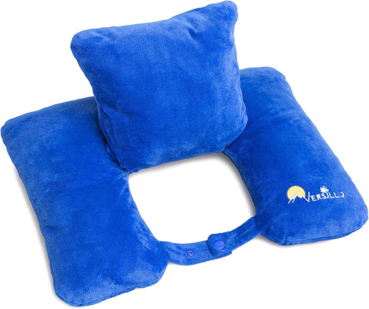 Travel Pillow for Everything. Not just a Neck Pillow. Lumbar and Back Support. Solves All Your Travel Needs for Cars, RV, Train, Camping, Airplanes, Couch Home.