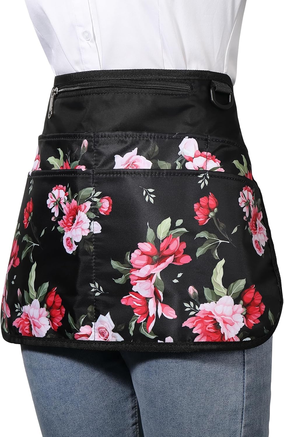 Barber Apron with 6 Pockets, Waterproof and Bleach-proof Hair Stylist Apron for Men Women,Hairdresser Apron for Cosmetology