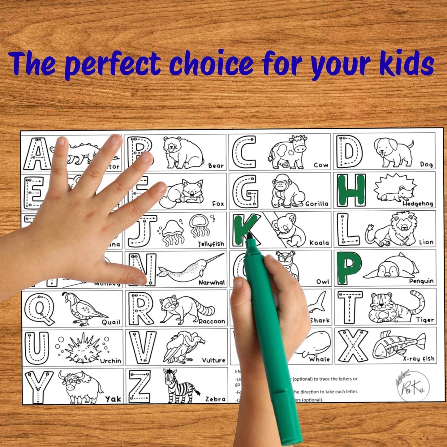 Disposable Adhesive Placemats for Baby, Kids, Toddler, 40pcs, Waterproof high-Contrast Educational Design, Ideal for Led weaning Essential, Travel, Art, Food Grade Plastic 12''x18''