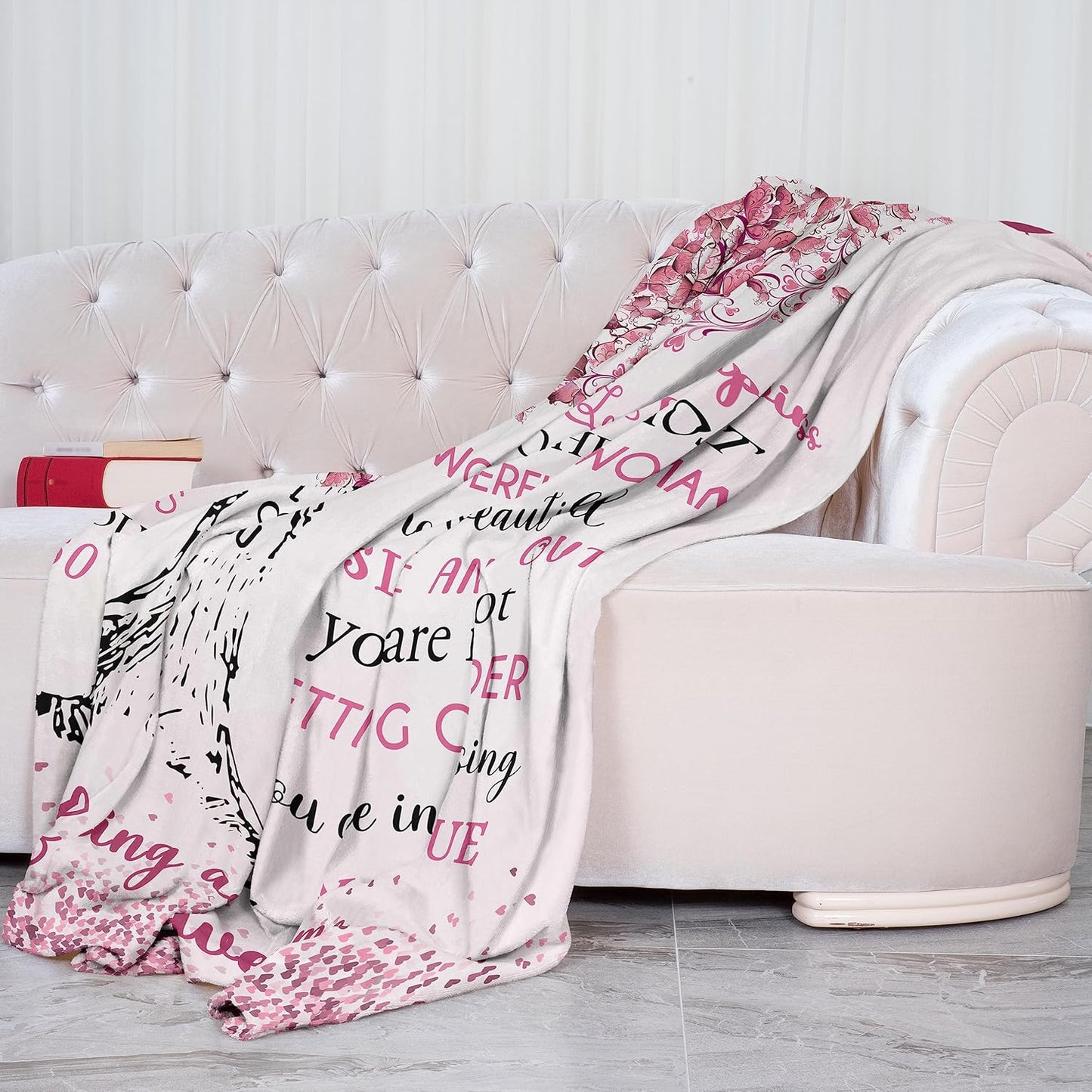 XALAZY 50th Birthday Gifts for Women Blanket 60"X50", 50th Birthday Gifts, 50th Birthday Gift Ideas, 1975 Birthday Gifts, 50 Year Old Gifts for Women, 50th Birthday Gifts for Her,50th Birthday Blanket