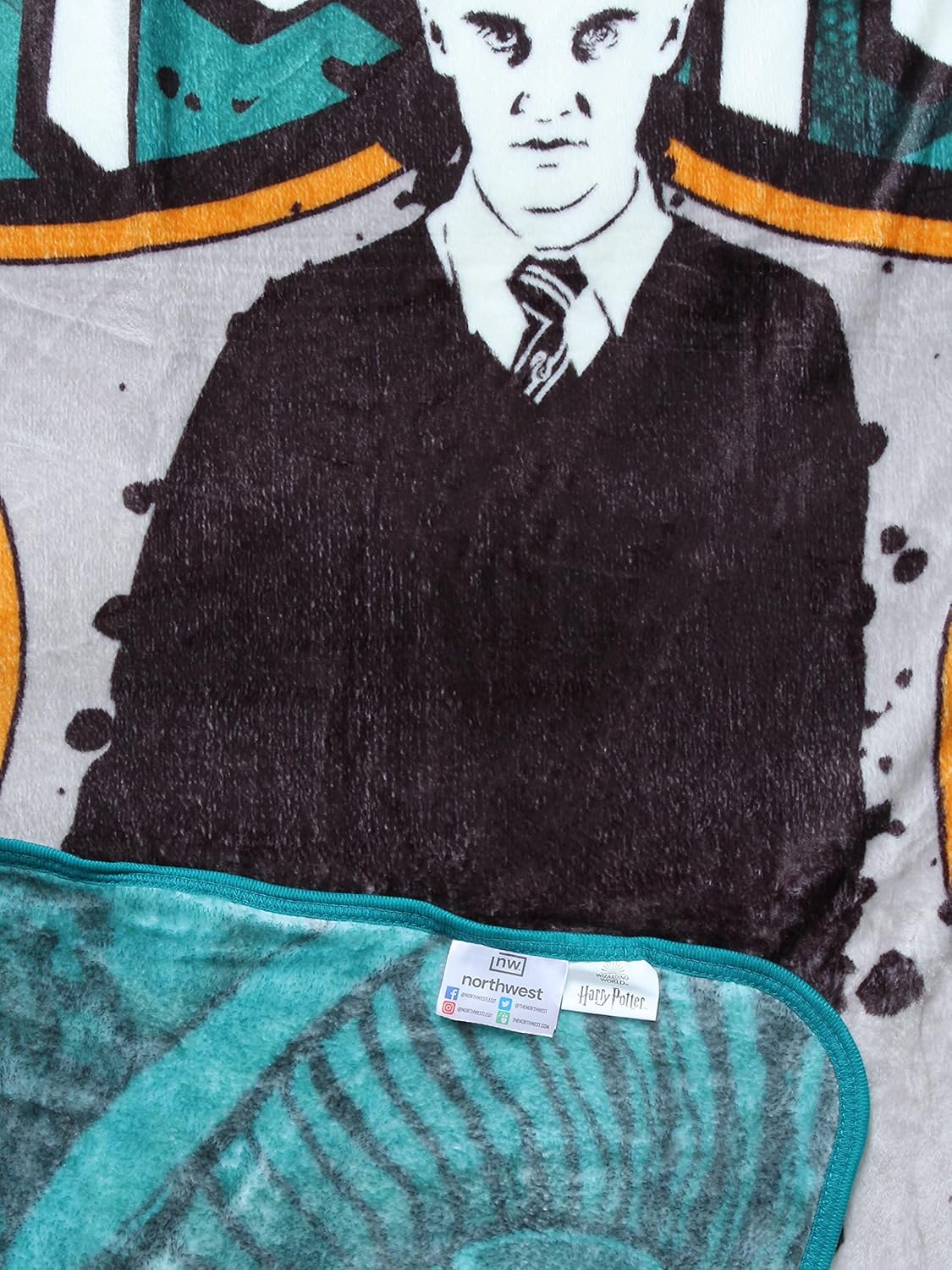Harry Potter Draco Malfoy Character Silk Touch Throw Blanket 50" x 60" (127cm x 152cm)
