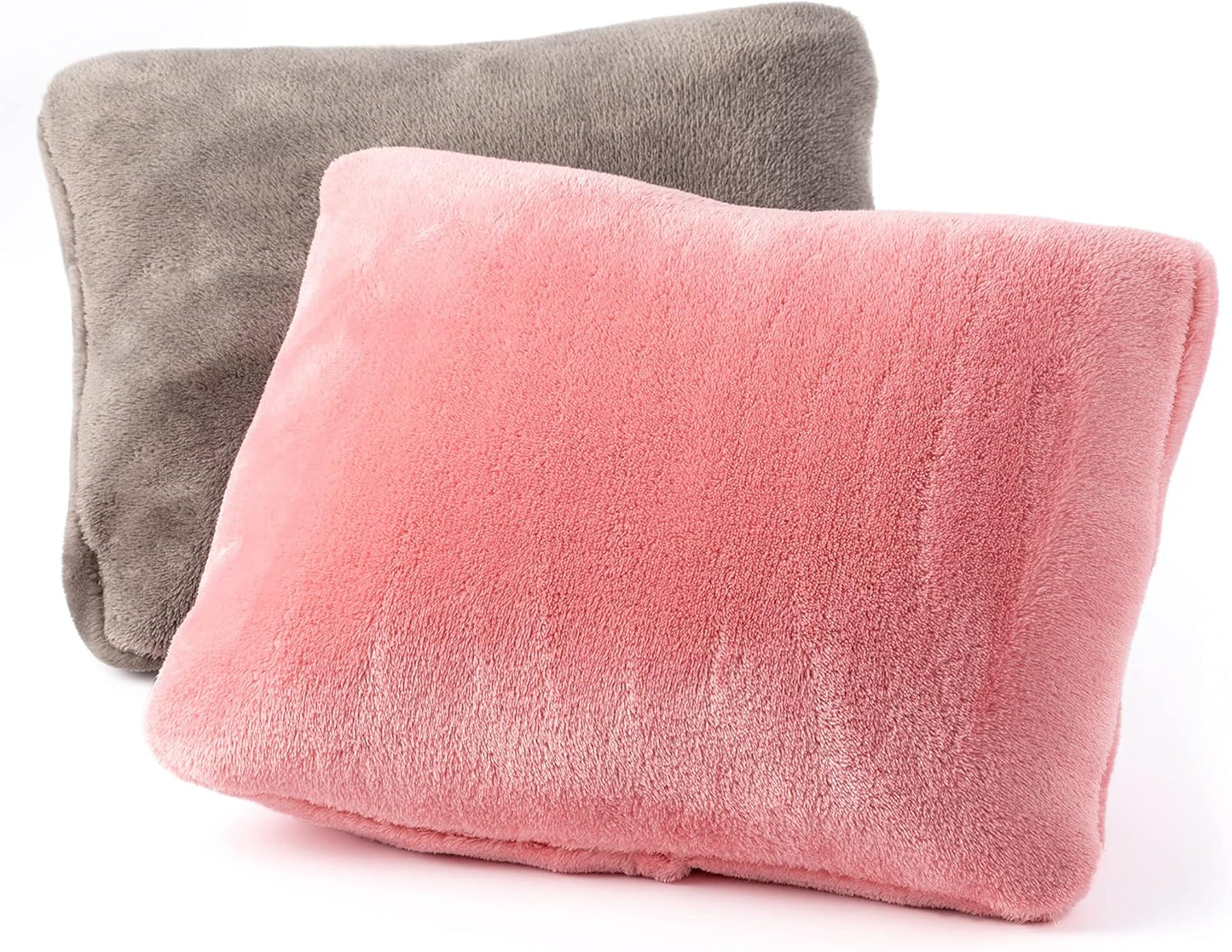 Mellowdy Shawl Blanket Pillow 2-in-1 with Sleeves for Office, Work, Home (Blossom Pink, 40x60) - Wearable Adult Snuggie Coat Poncho, Airplane Travel Set, Fleece Shoulder Wrap for Men and Women