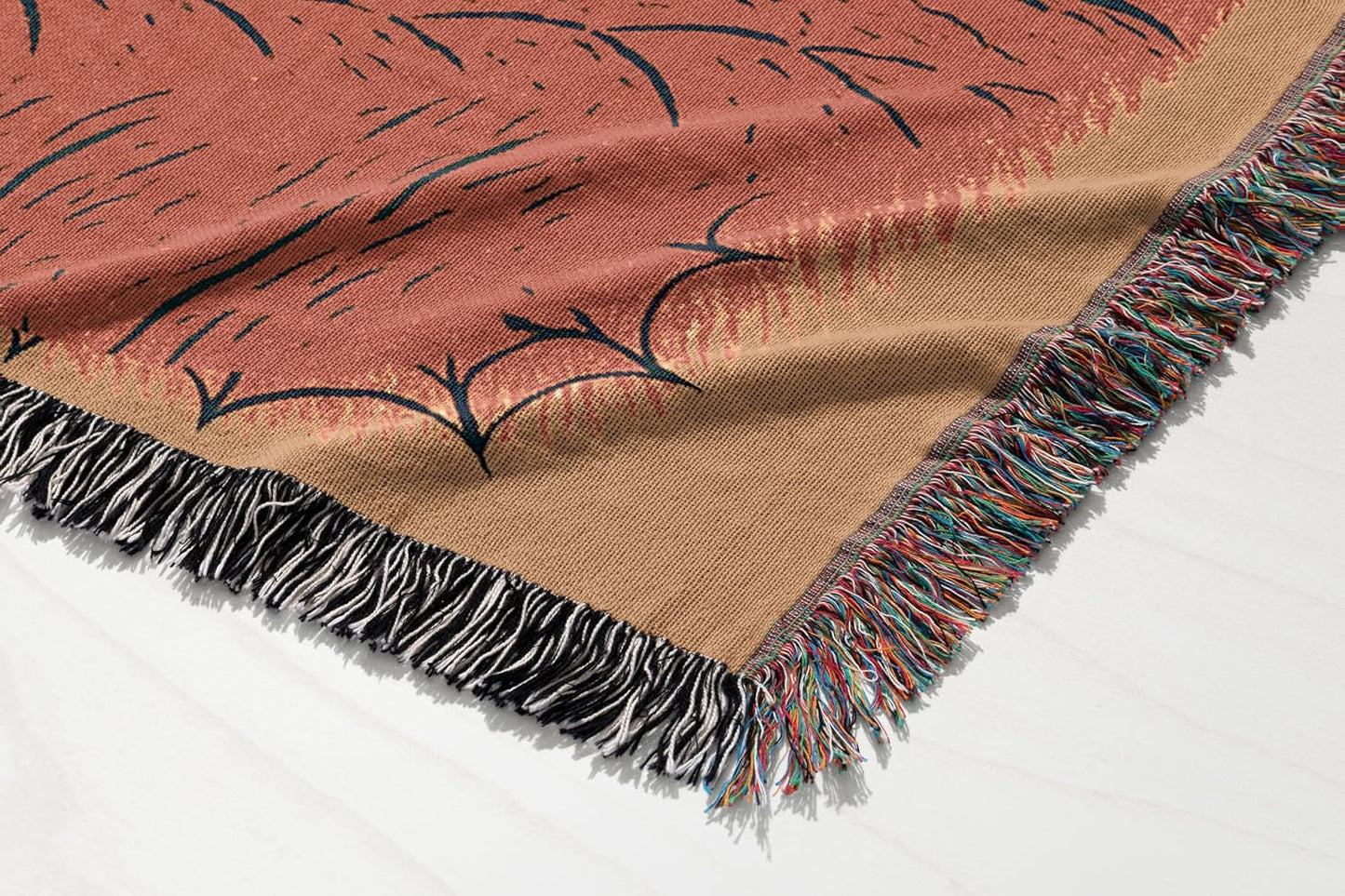 Read More Books Halloween Blanket – Ghost Book Lovers Woven Throw – Cozy Fall Blanket for Reading Nook or Gothic Decor