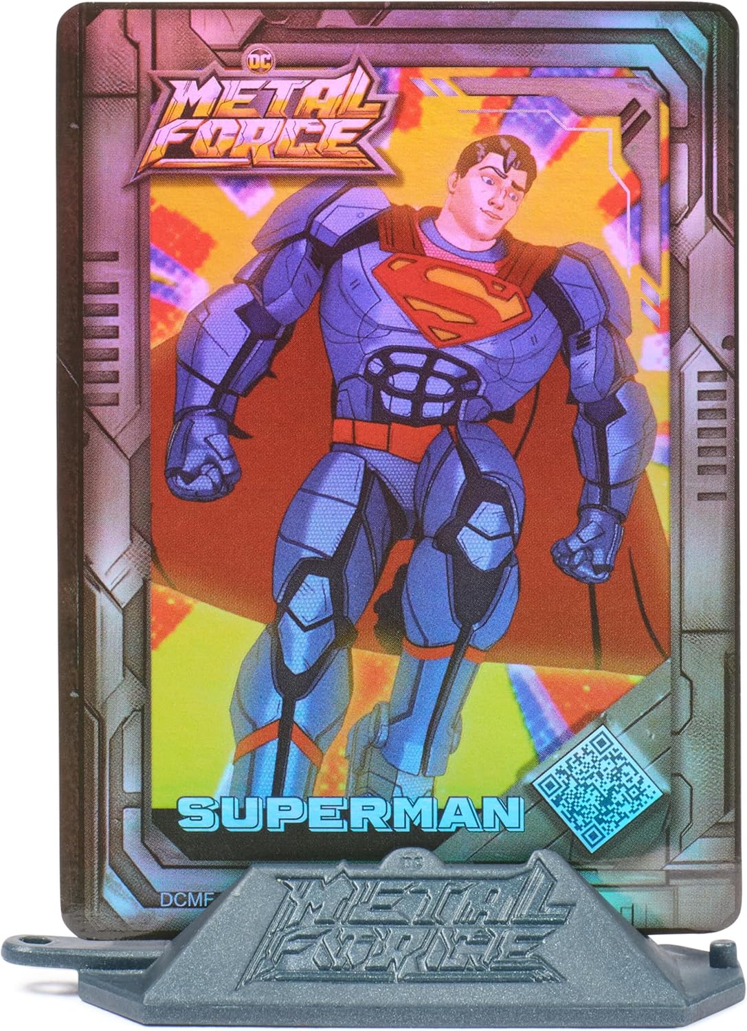 DC Comics, Metal Force Superman Action Figure, 12-Inch Extra Large Super Hero Collectible Kids Toys for Boys and Girls Ages 4 and Up