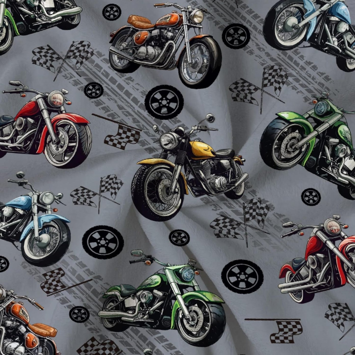 Motorcycle Blanket，Dirt Bike Blanket，Soft Cozy Lightweight Throws Gifts for Truck Lovers & Boys 40x50 Inch for Kid