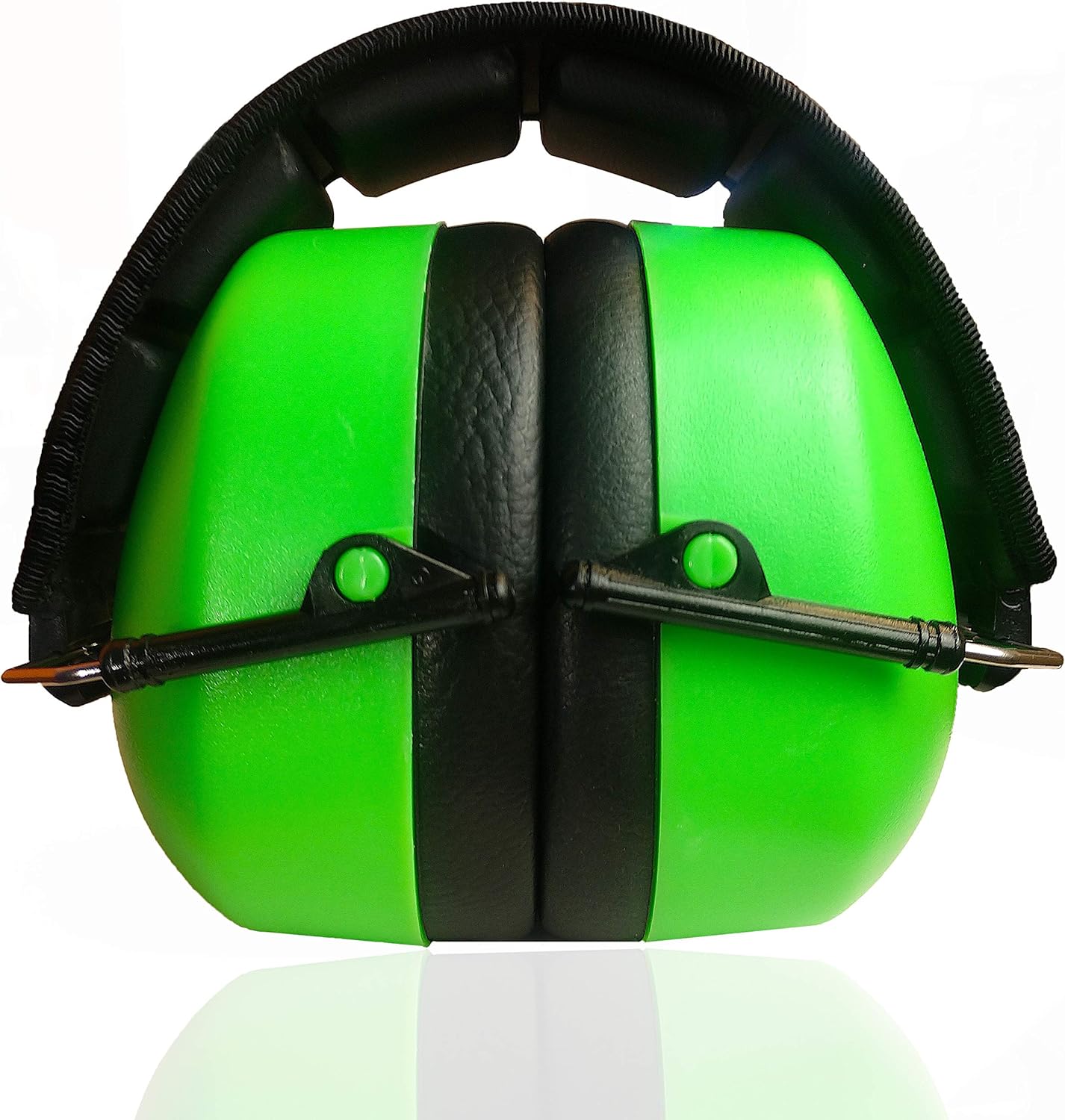 DECIBEL DEFENSE Professional Safety Ear Muffs 37dB NRR - The HIGHEST Rated & MOST COMFORTABLE Ear Protection for Shooting & Industrial Use - THE BEST HEARING PROTECTION...GUARANTEED (SAFETY GREEN)