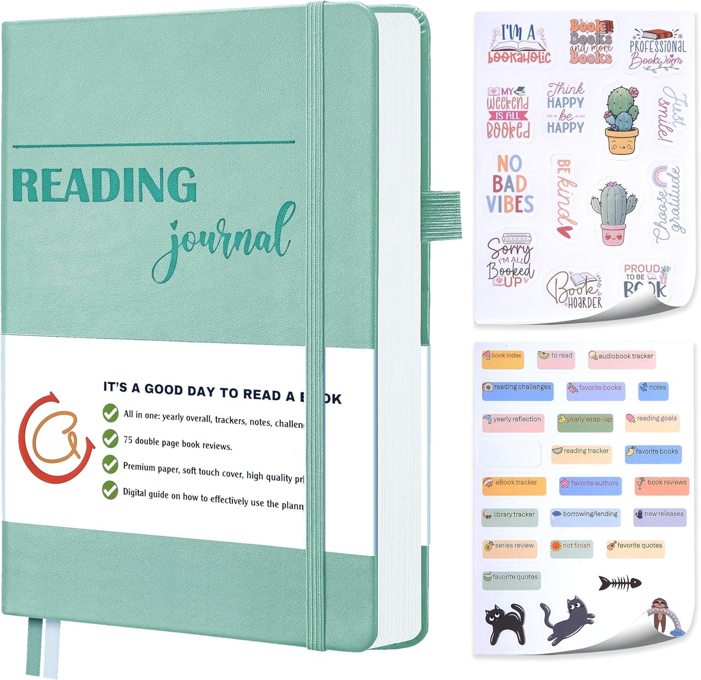 Reading Journals for Book Lovers, Book Tracker Journal, Book Review Journal, Reading Journal for Book Tracking, Book Journal for Book Lovers