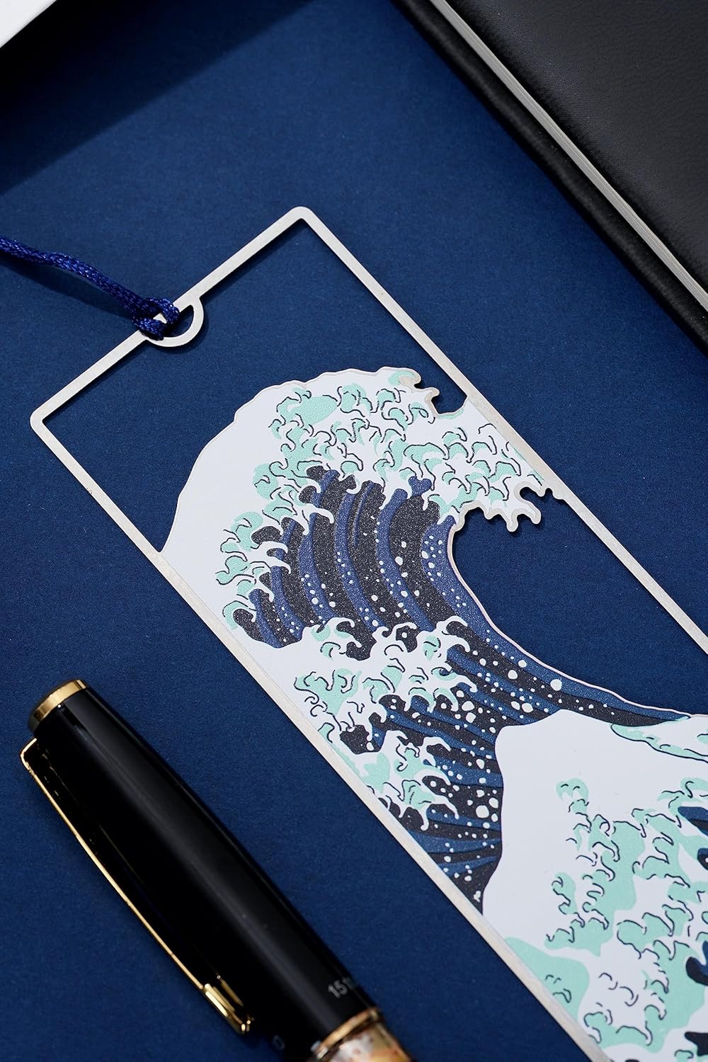 Metal Bookmark The Great Wave Off Kanagawa by Hokusai, Artistic Bookmark, Japanese Art, Gift for Book Lovers, Writers, Readers, Teachers, Children, Teens, Men, WomenQ