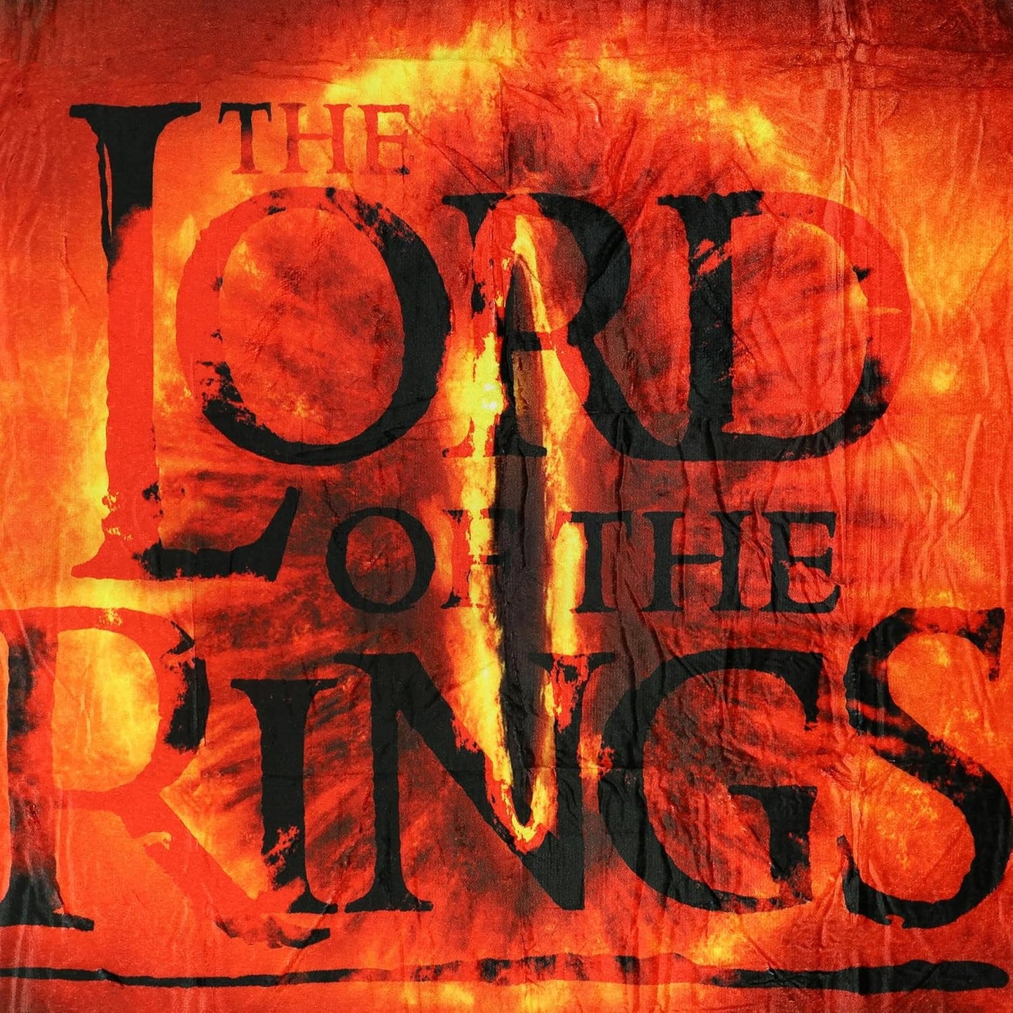 Northwest Lord of The Rings Blanket Eye of Sauron Lightweight Silk Touch Throw 46" X 60"