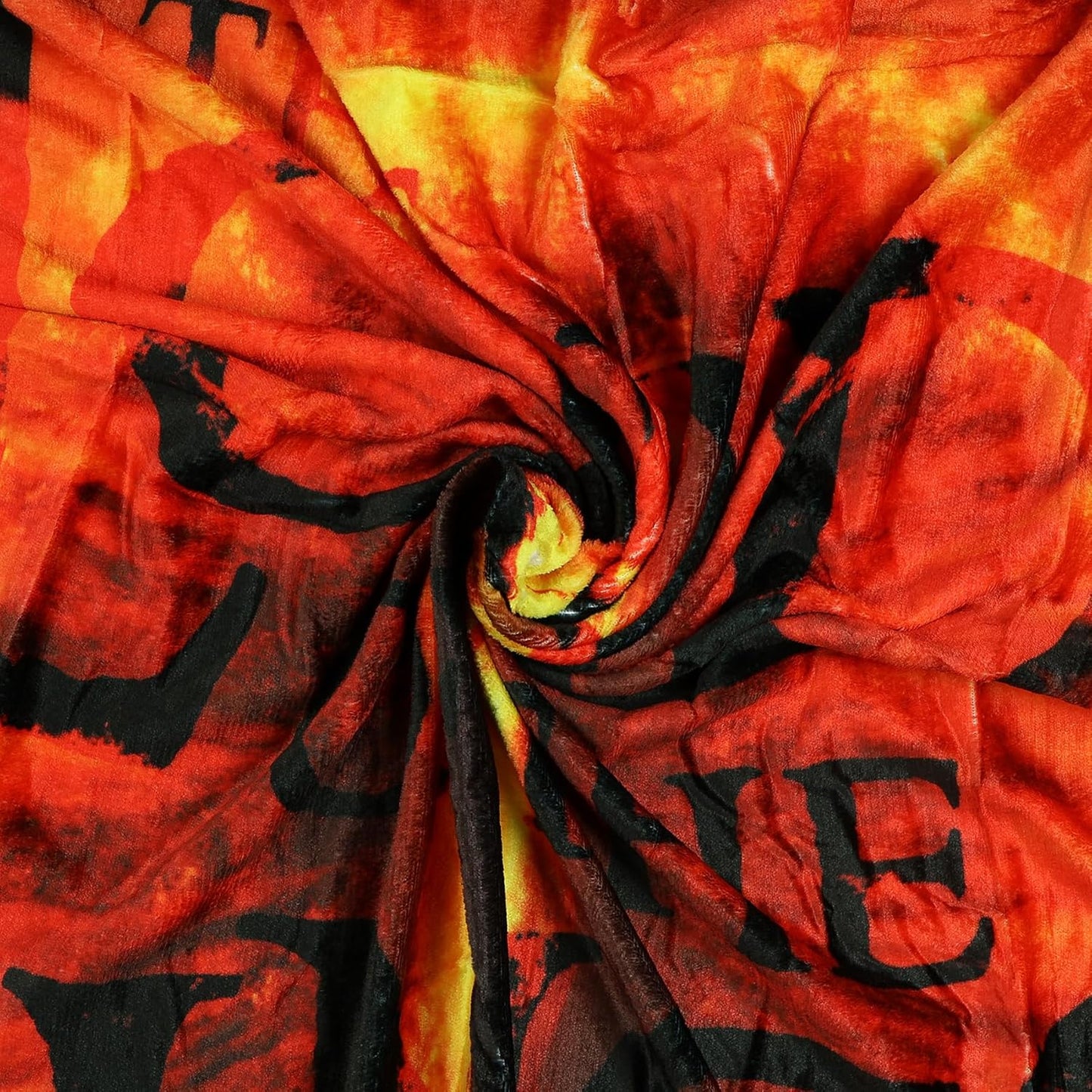 Northwest Lord of The Rings Blanket Eye of Sauron Lightweight Silk Touch Throw 46" X 60"