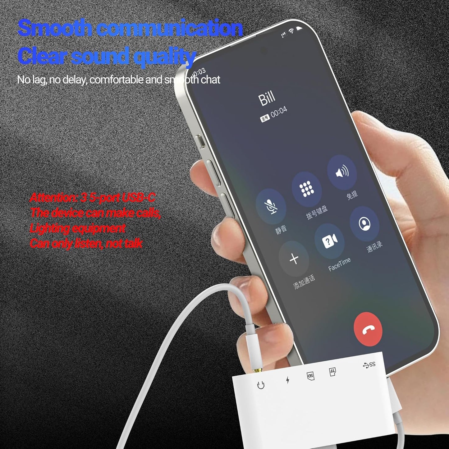 SD Card Reader Hub USB C Lightning USB to OTG 3.5mm Aux Charger TF Adapter (5in1) for iPhone 17 16 15 14 13 Pro Max Splitter Camera Computer Android Audio Charging Accessories Compatible with Samsung